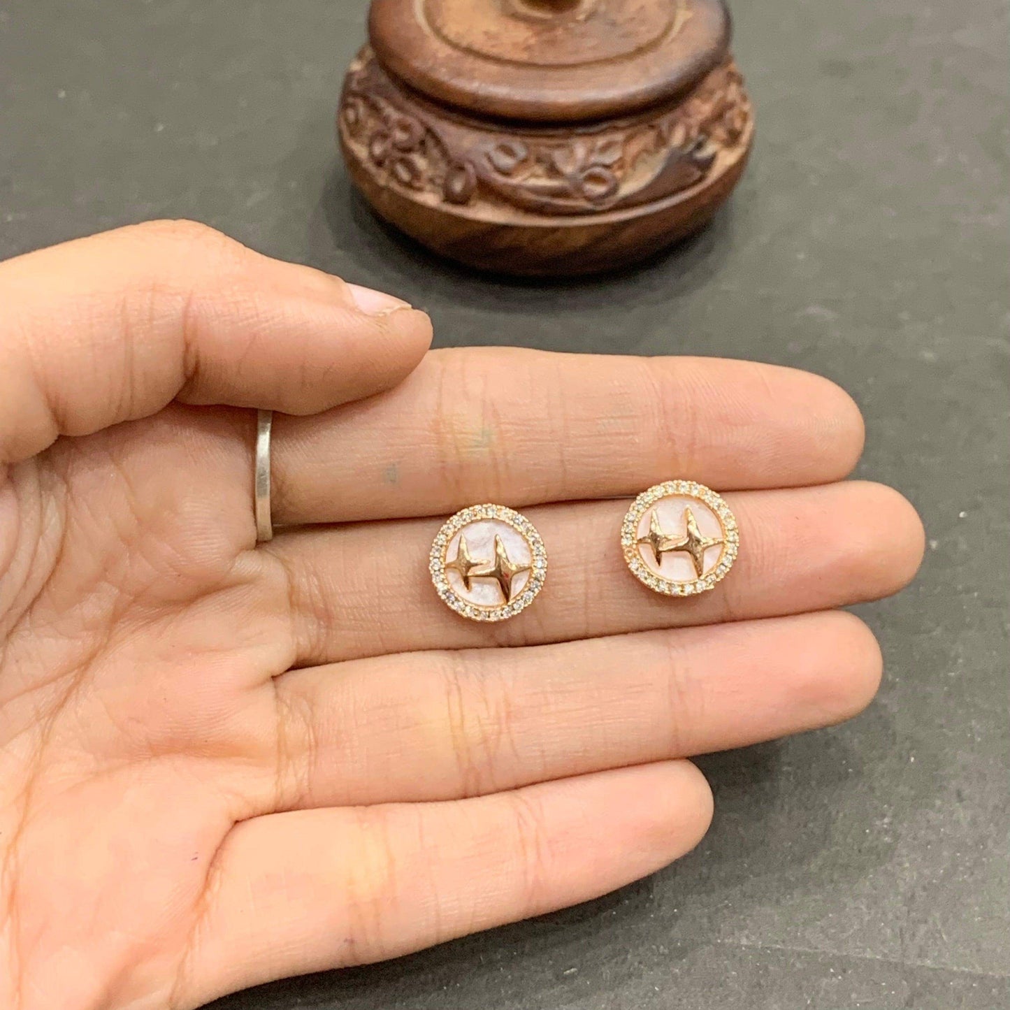 Zircon Earring 452652 - Vijay & Sons