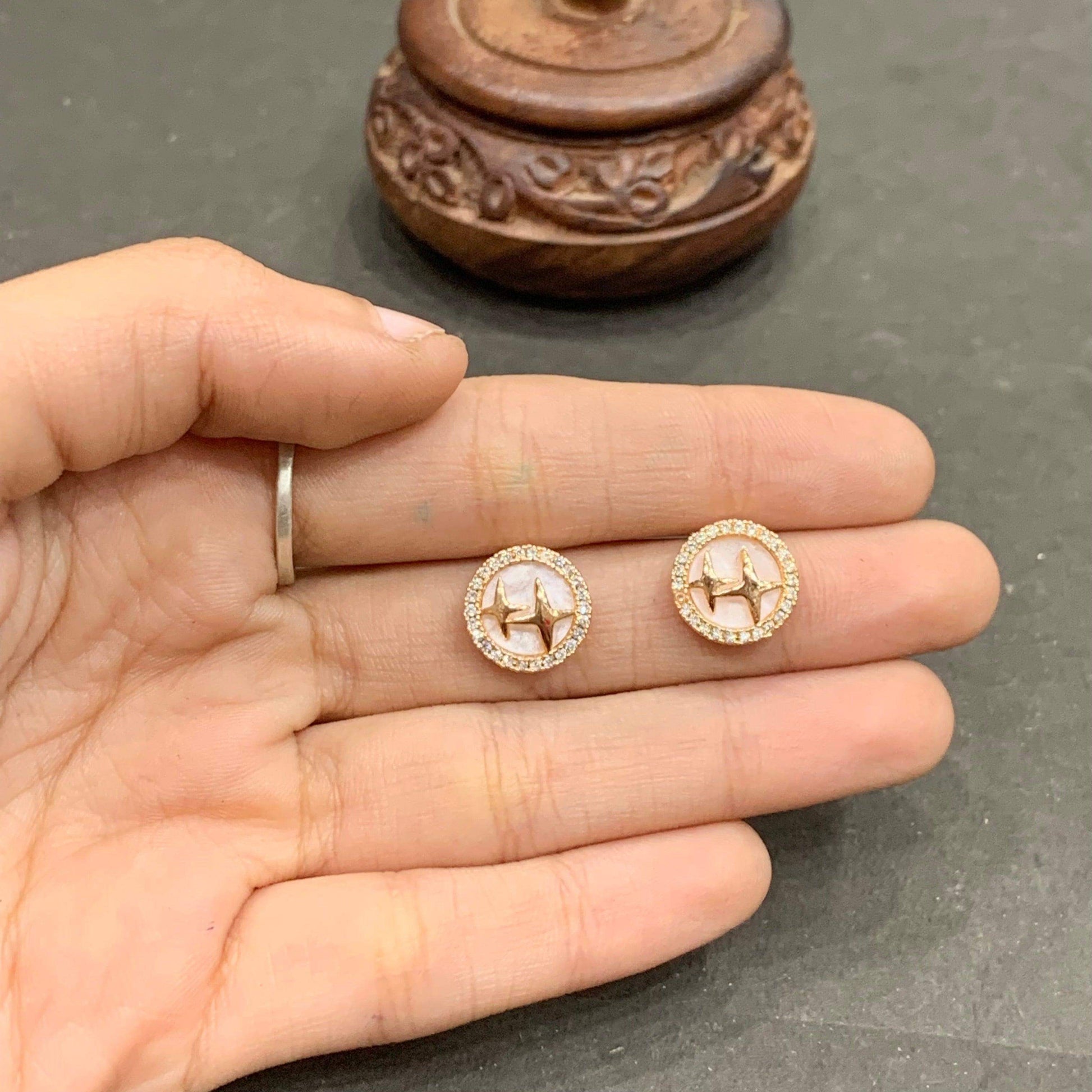 Zircon Earring 452652 - Vijay & Sons