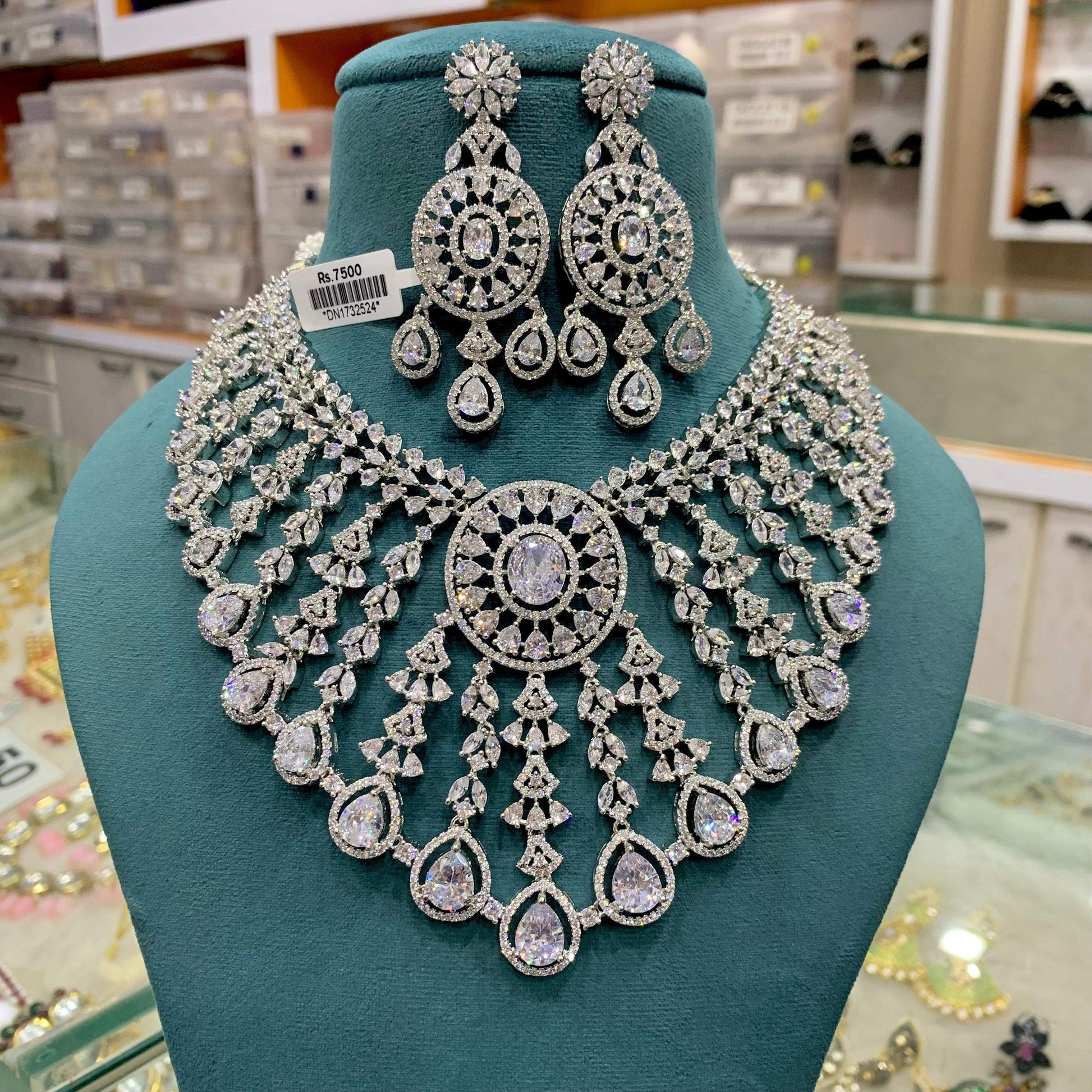 Diamond Necklace 165489 - Vijay & Sons