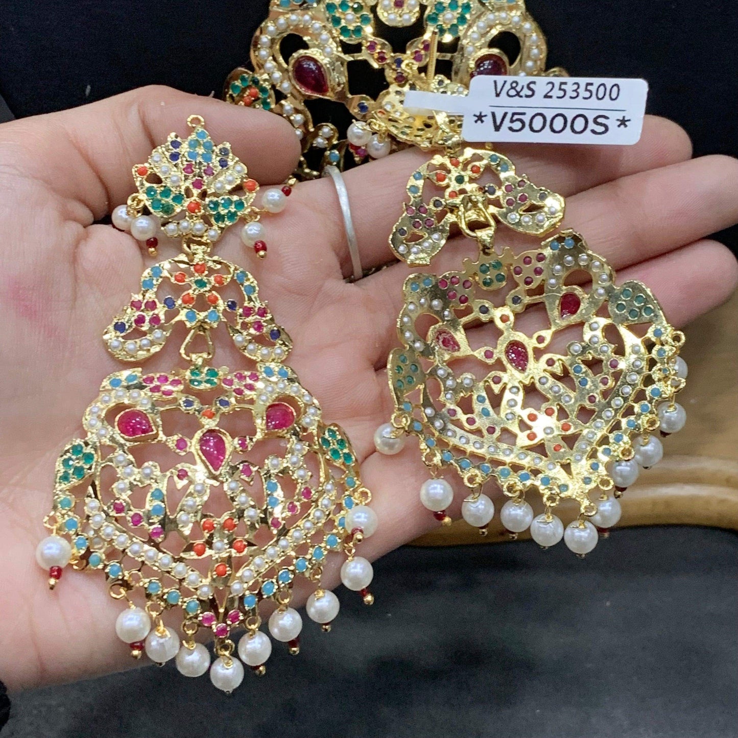 Jadau Rani Haar 472663 - Vijay & Sons