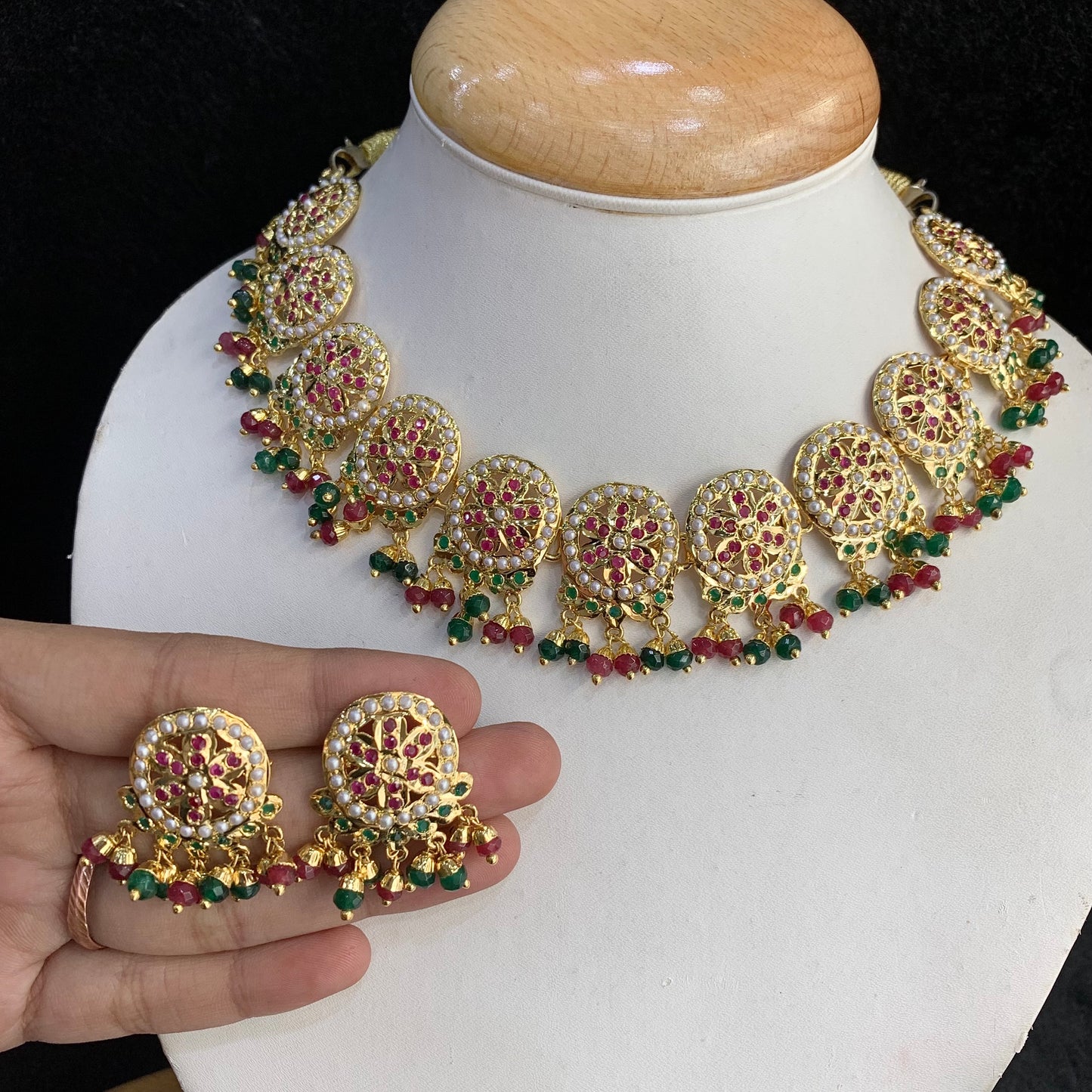 Jadau Necklace Sets 789757