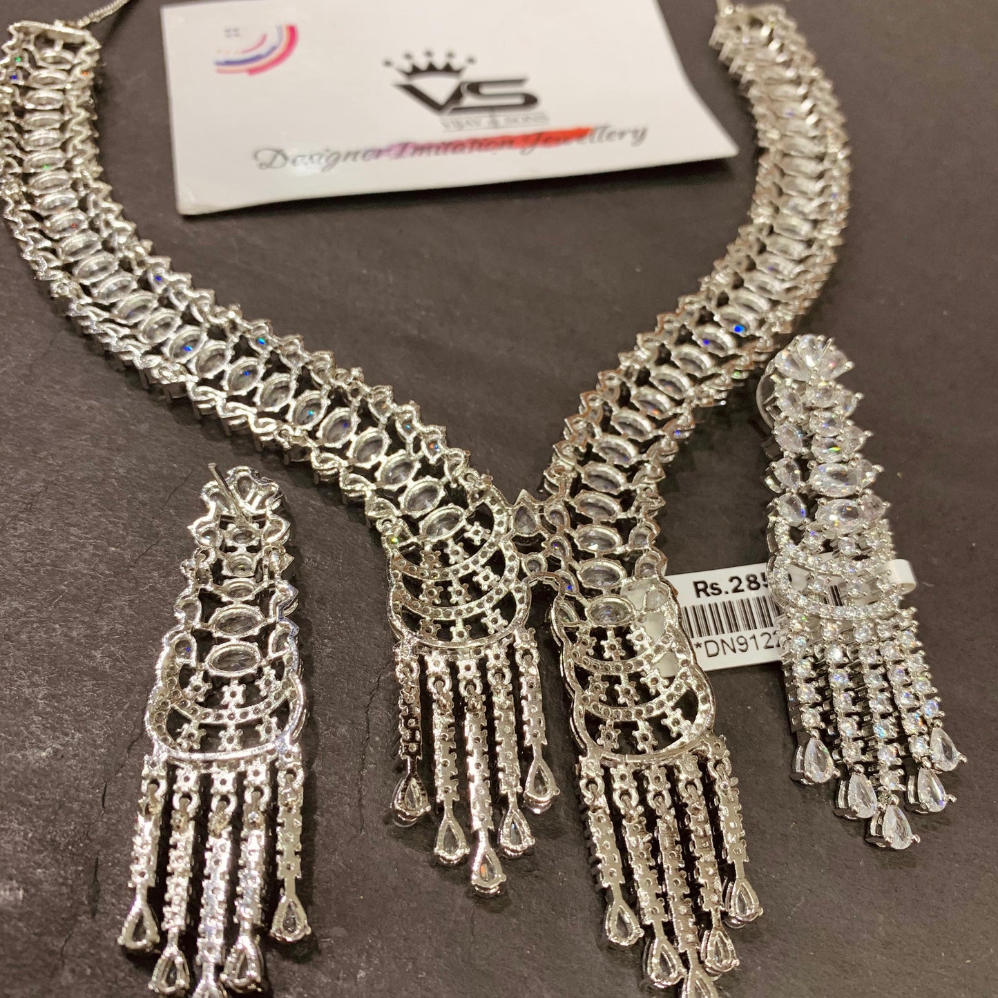 Zircon Necklace Set 367444