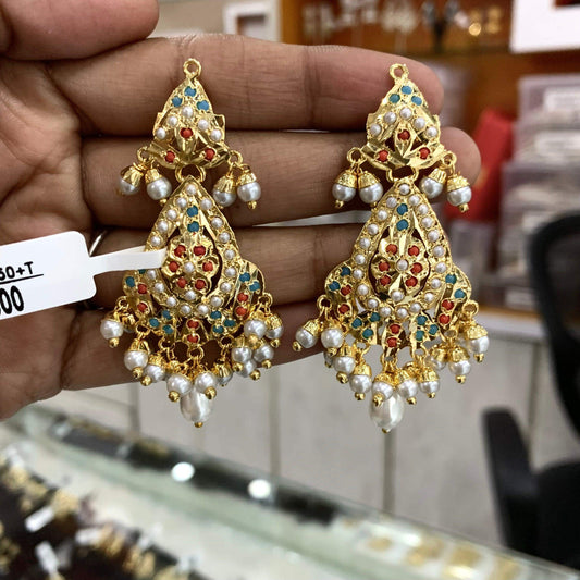 Jadau Tikka Earrings 3955275 - Vijay & Sons