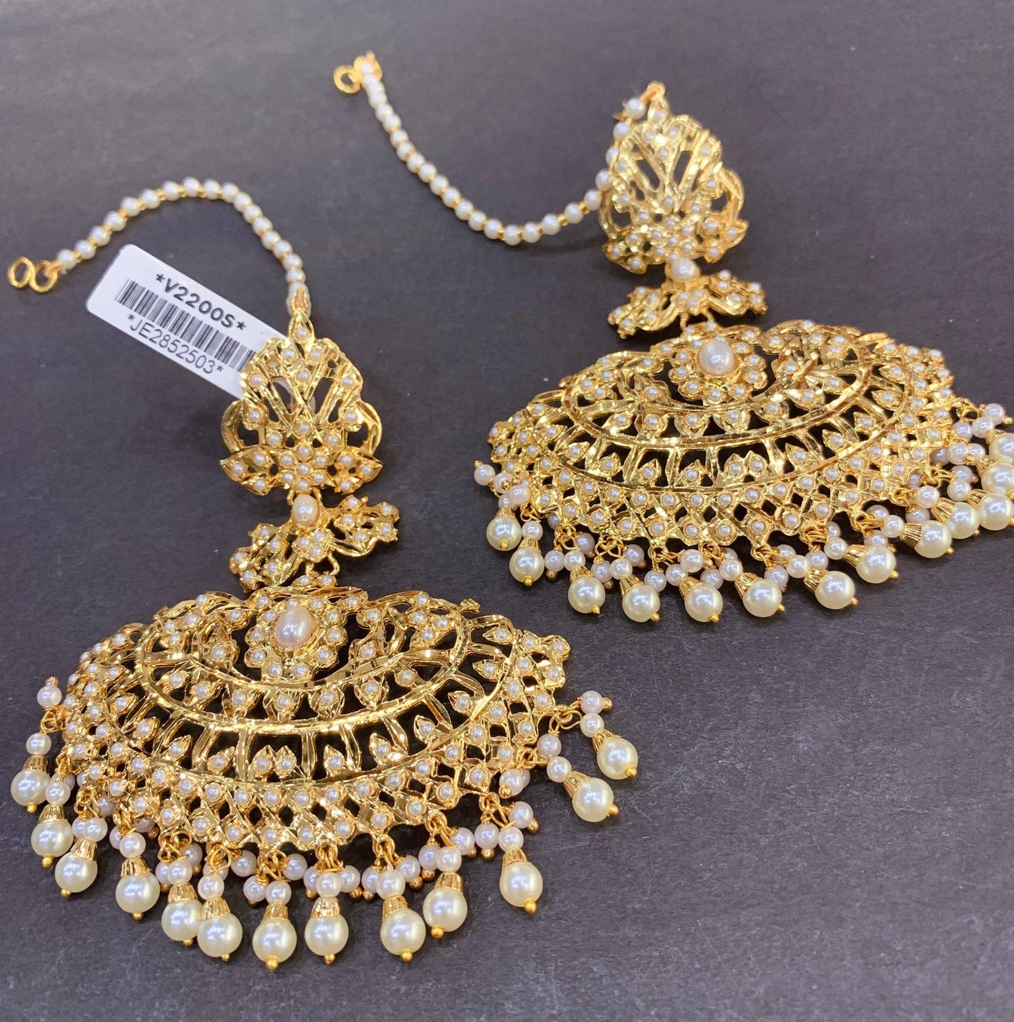 Jadau Earrings 436643 - Vijay & Sons