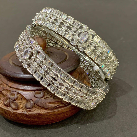 American Diamond Bangles 126776 - Vijay & Sons