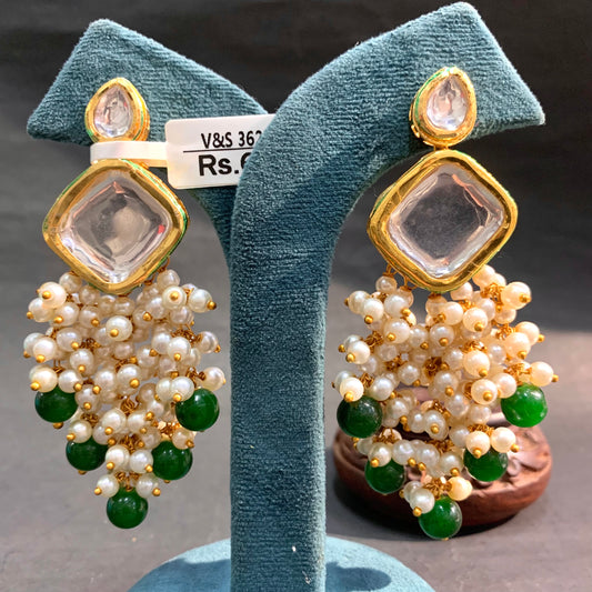 Kundan Earrings 424556