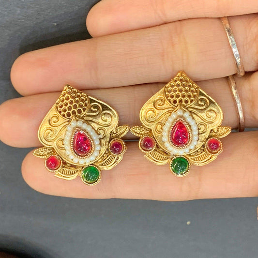 Antique Earrings 355456 - Vijay & Sons