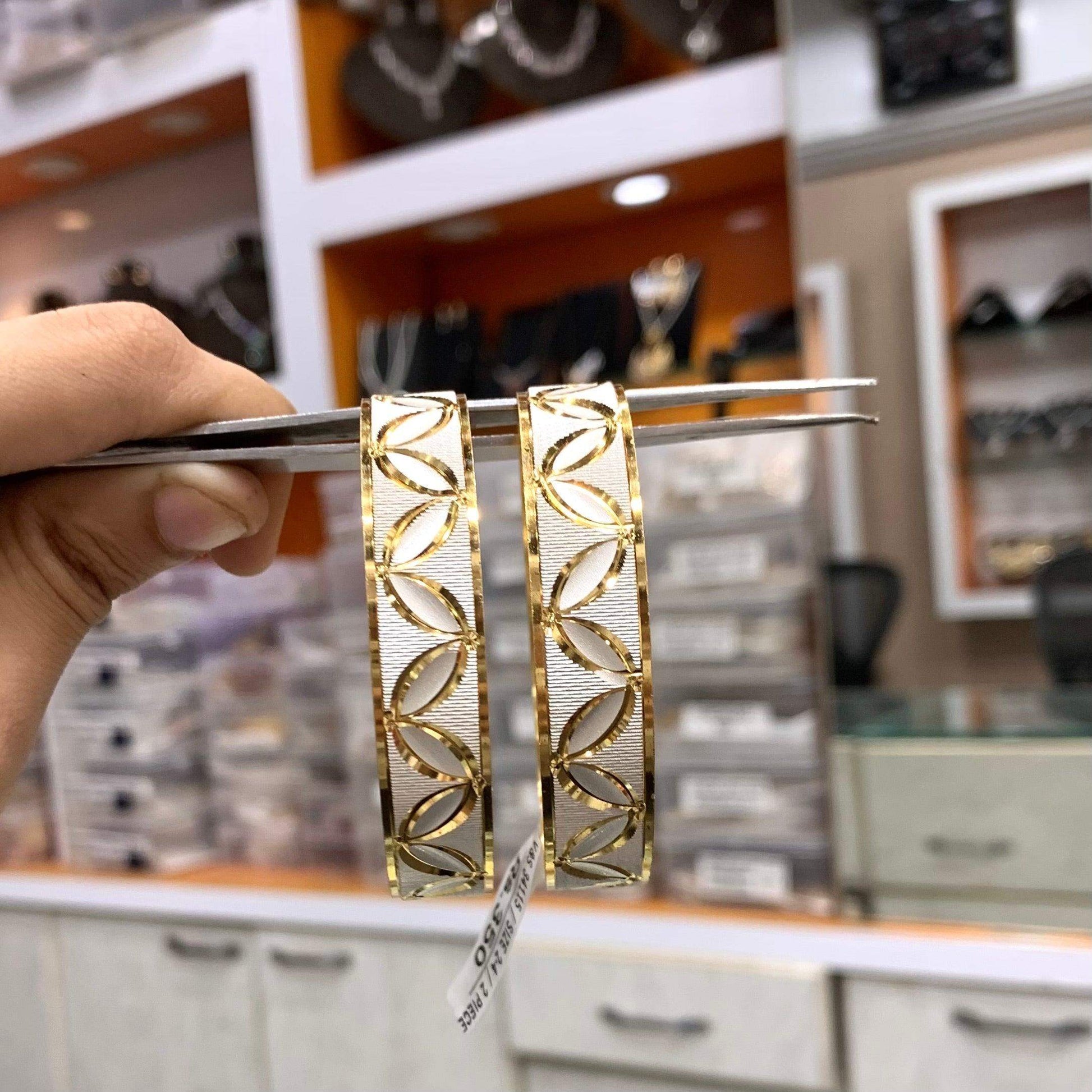 Gold Plated Bangles 673333 - Vijay & Sons