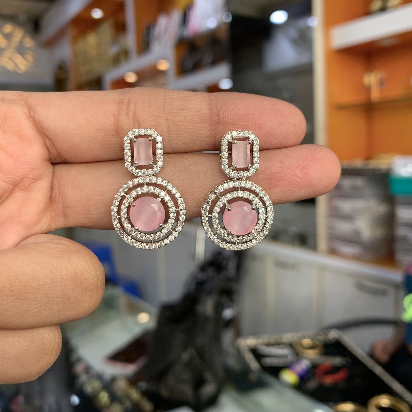 American Diamond Earrings 45655