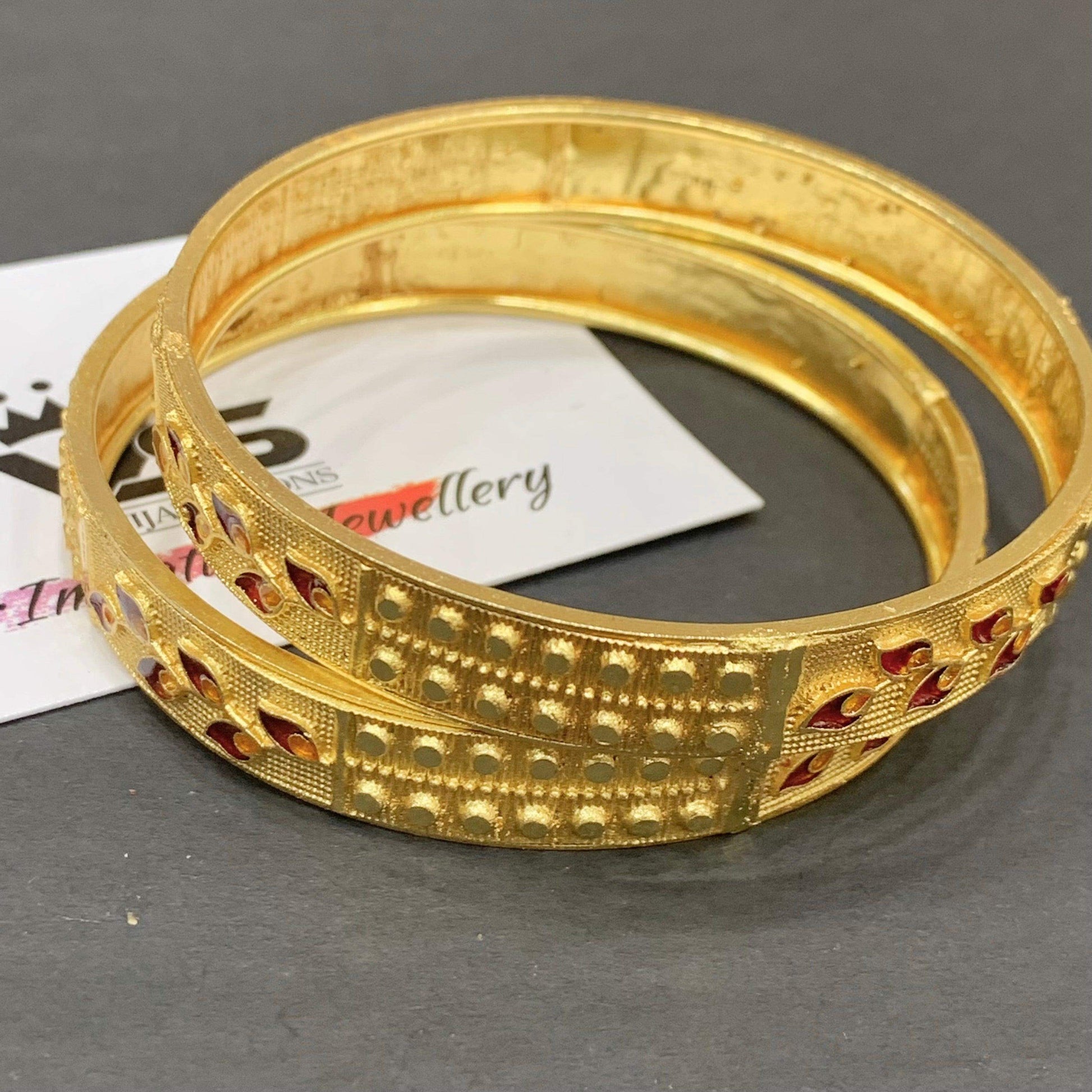 Gold Platted Bangles - Vijay & Sons