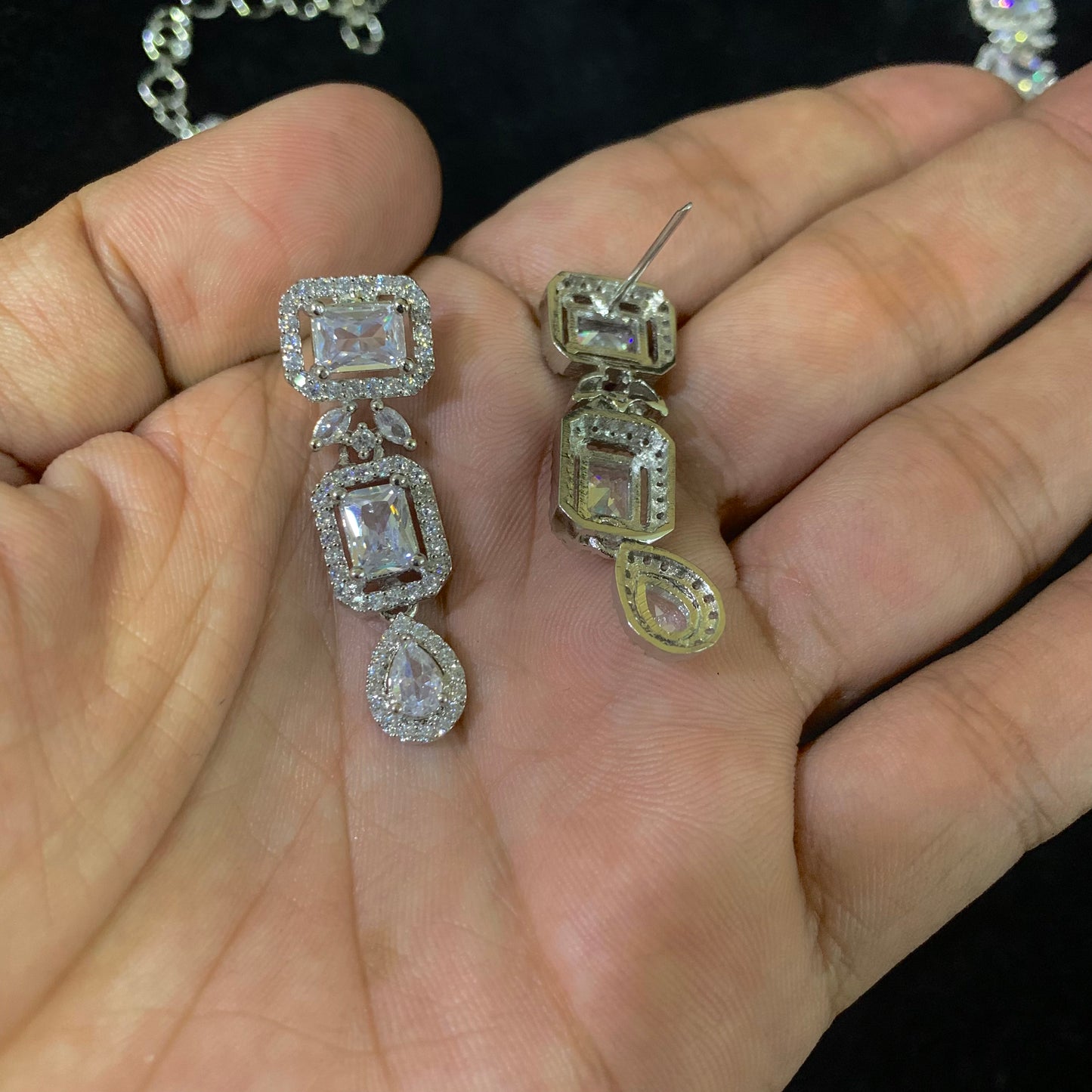 Zircon Necklace Set 57557