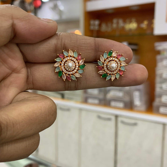 Zircon Earring 456366 - Vijay & Sons