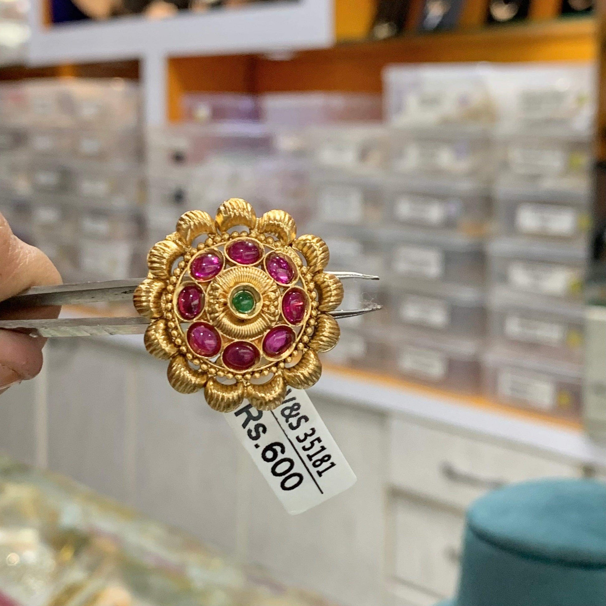 Antique Ring 232059 - Vijay & Sons