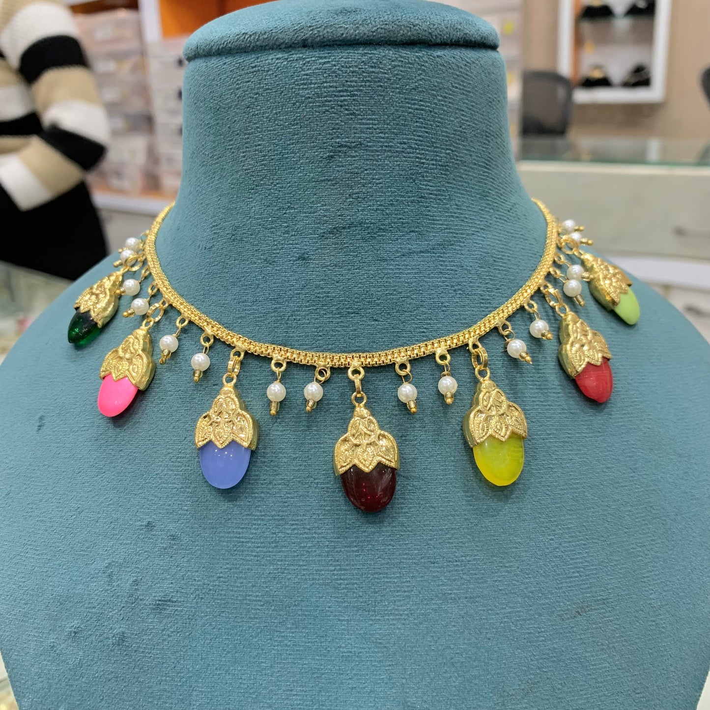 Jadau Necklace Set 4428264
