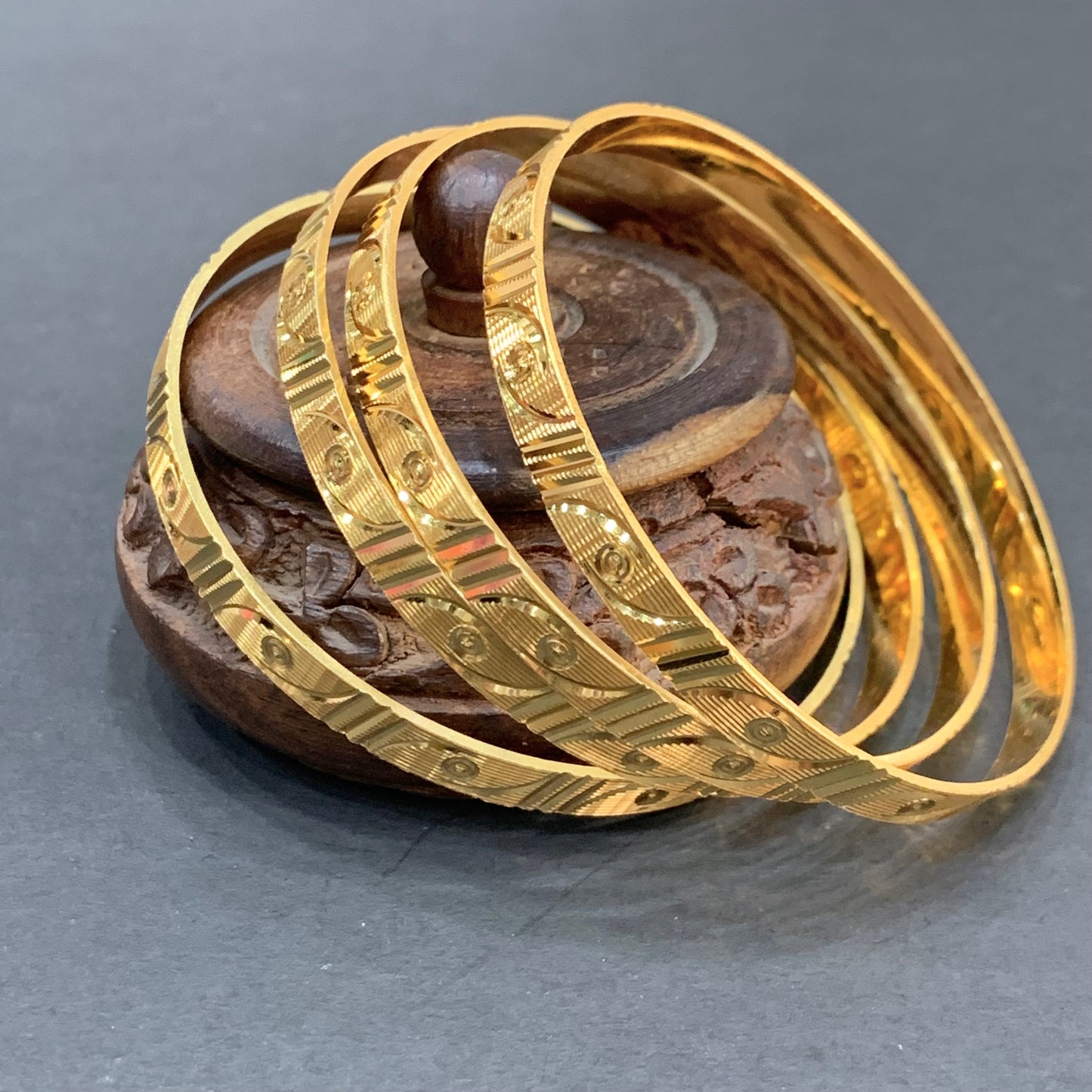 Gold Platted Bangles 33112