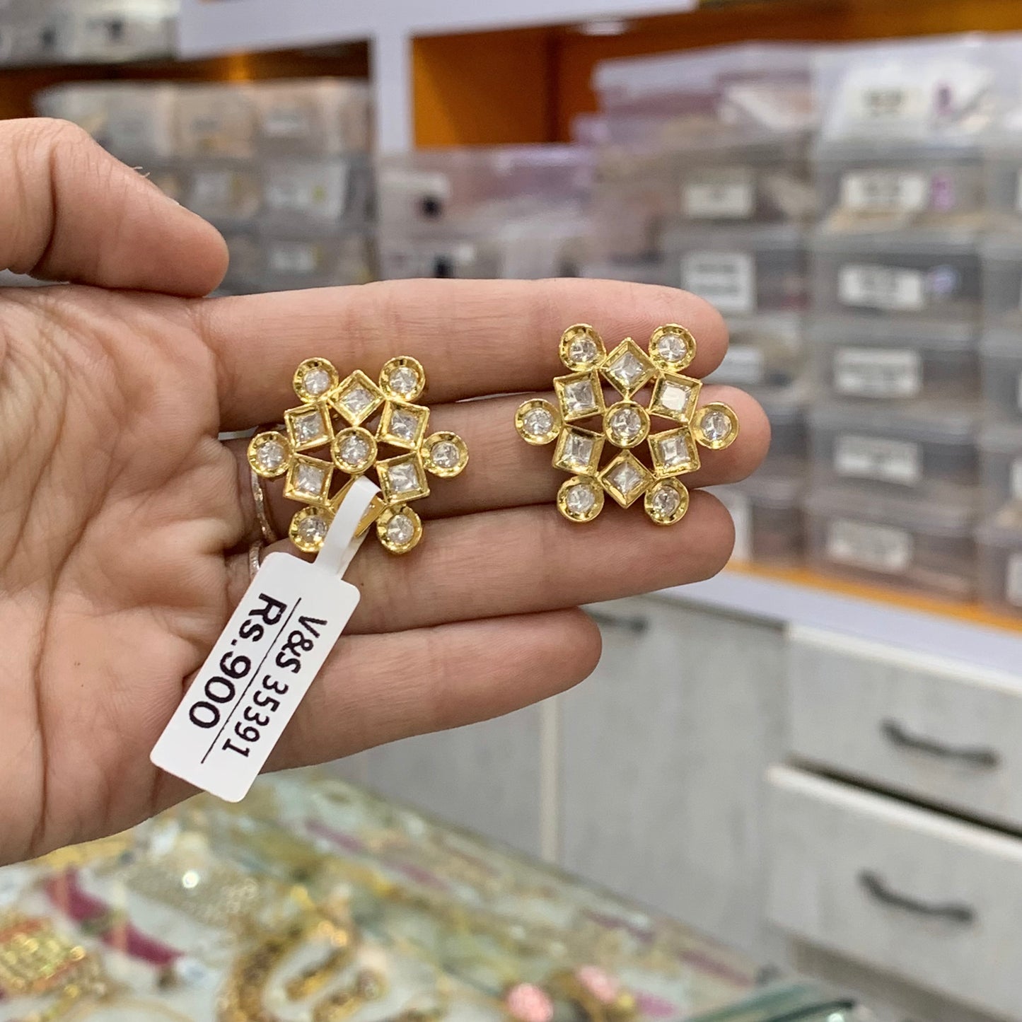 Kundan earrings 3456344