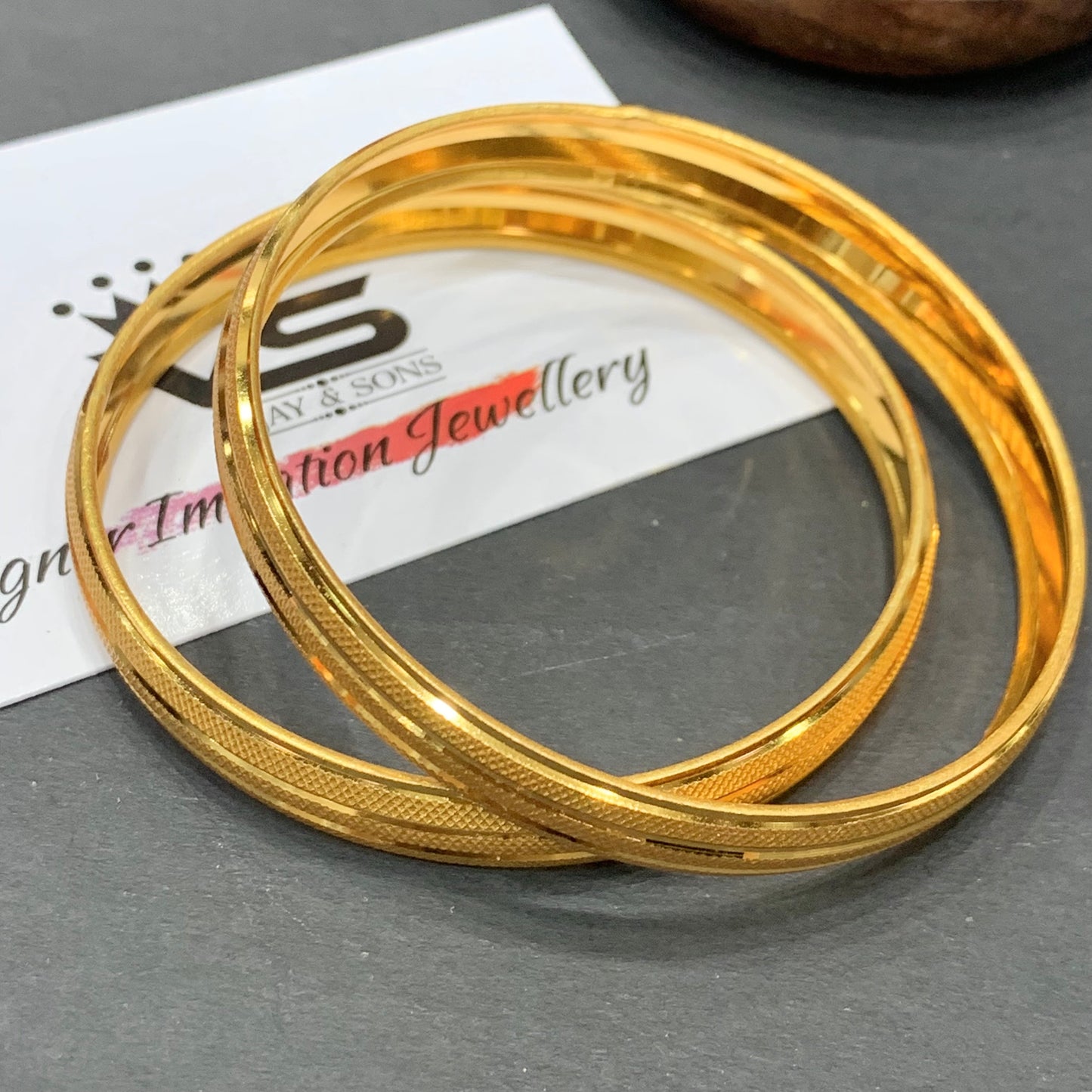 Gold Platted Bangles 56266
