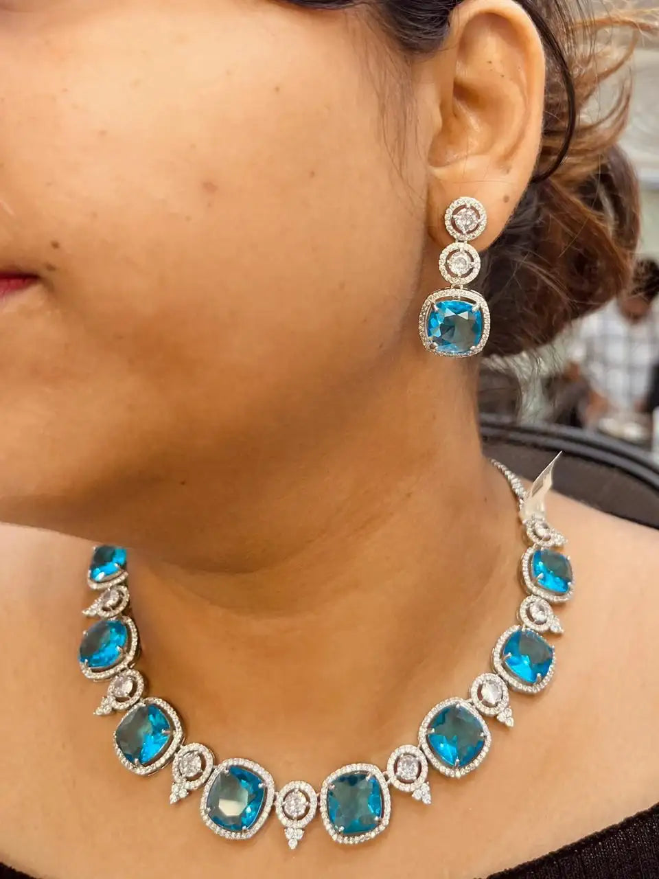 Diamond necklace set 4421