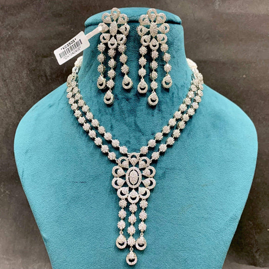 Diamond necklace sets ,0543 - Vijay & Sons