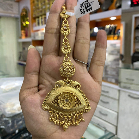 antique maang tikka 6755 - Vijay & Sons