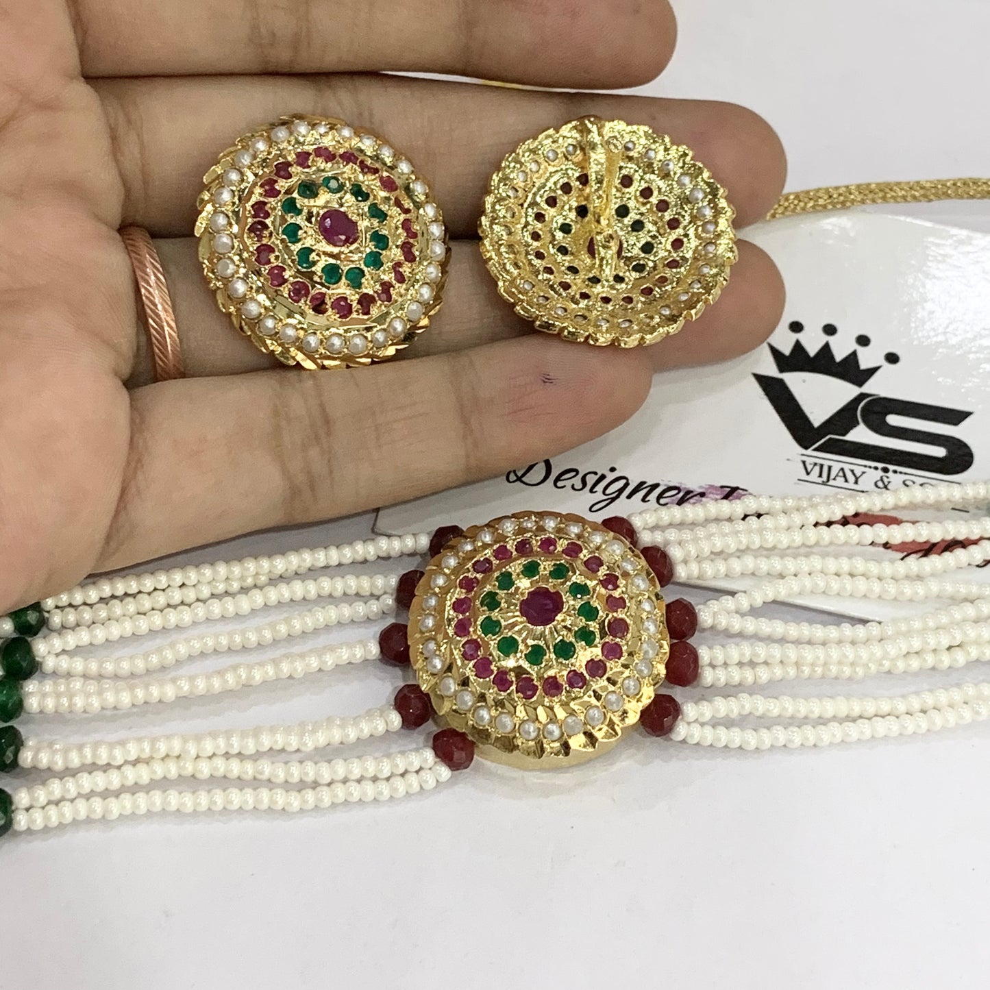 Jadau Necklace Sets 5885447