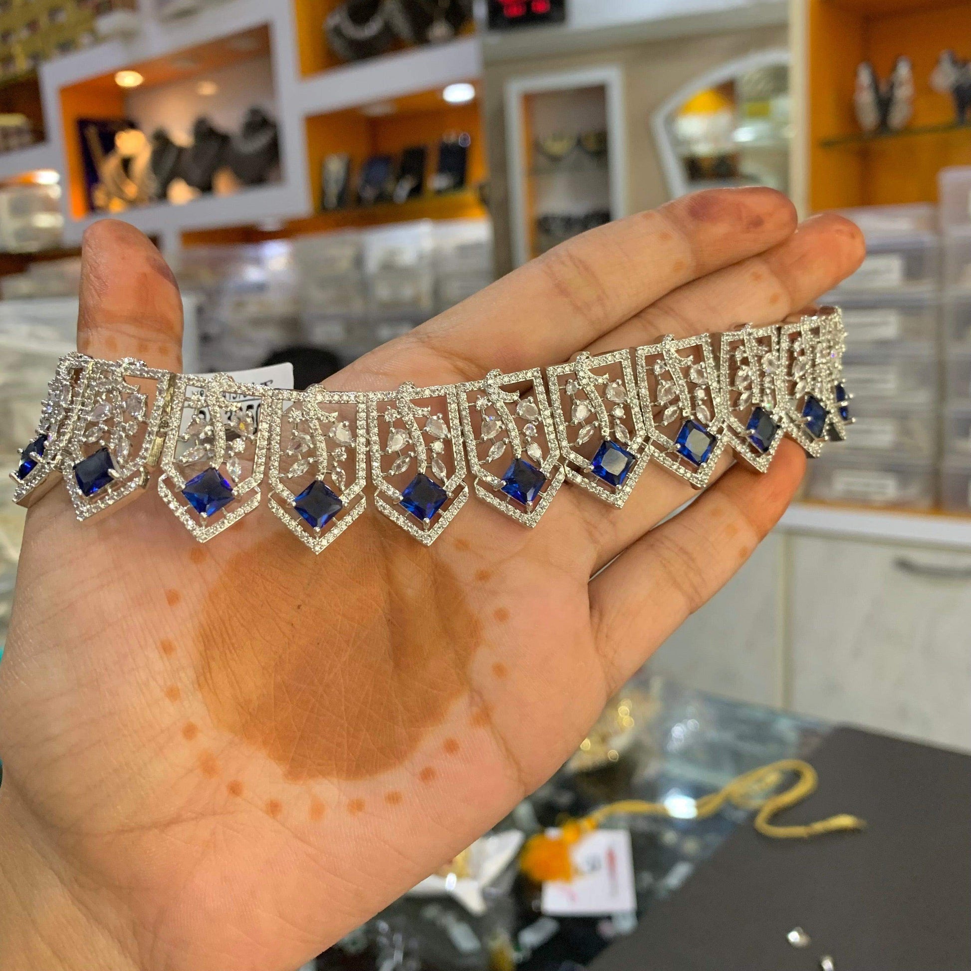 Zircon set 25788 - Vijay & Sons