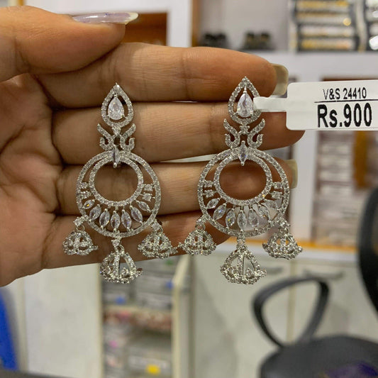 American Diamond Earrings 56363 - Vijay & Sons
