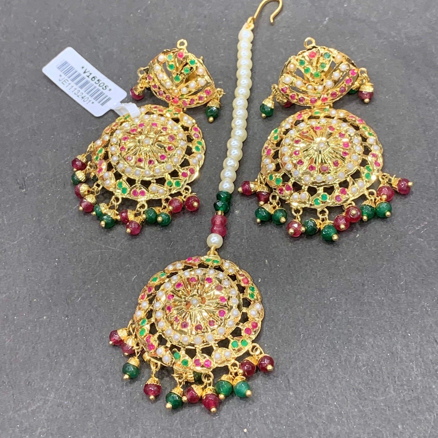 Jadau Earrings 536965 - Vijay & Sons