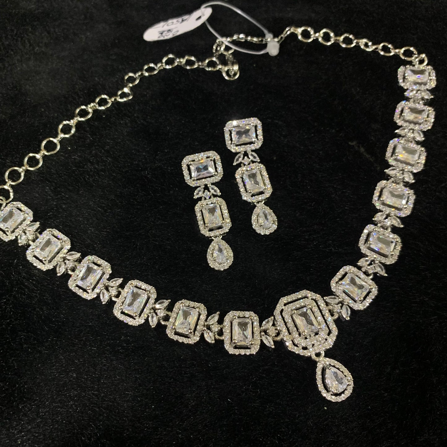 Zircon Necklace Set 57557