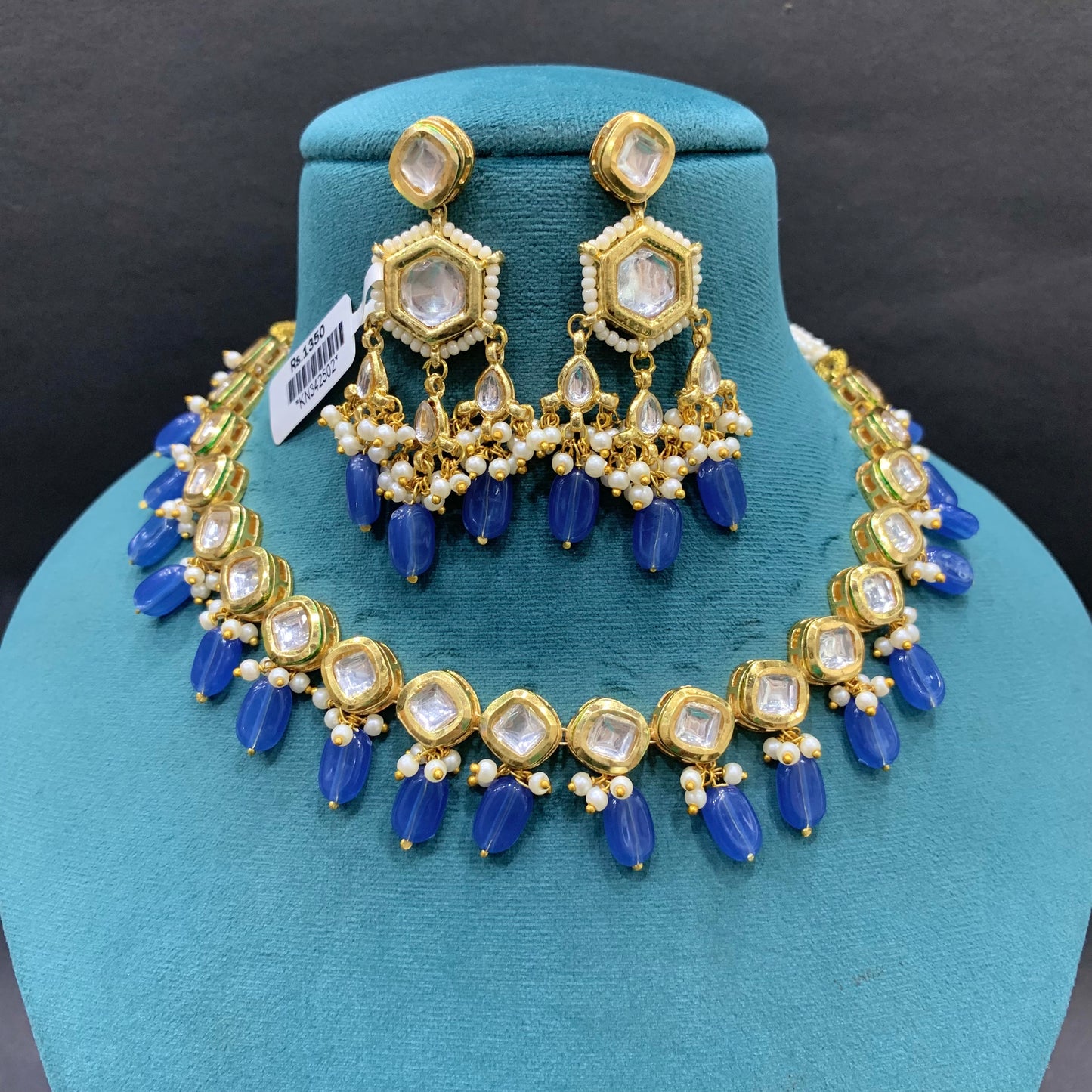 Kundan necklace set