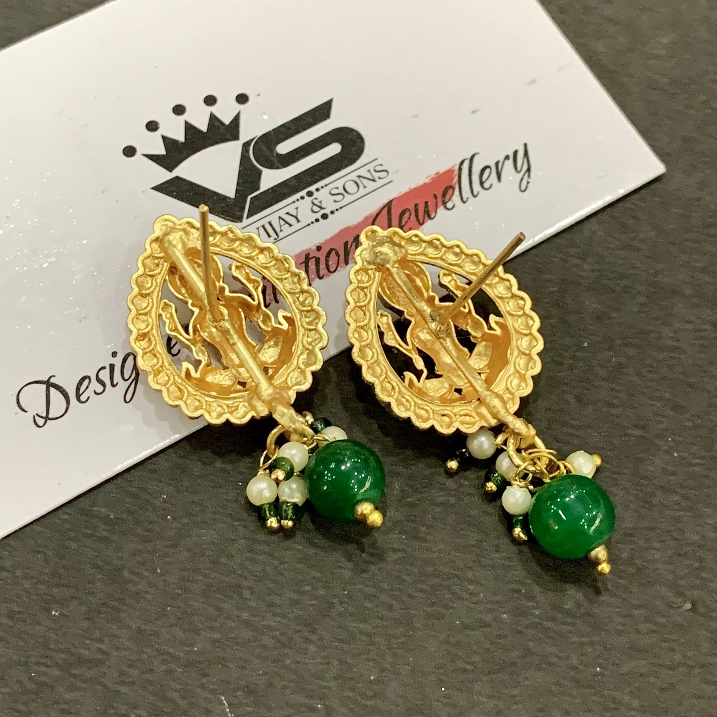 Antique Earrings 35433 - Vijay & Sons