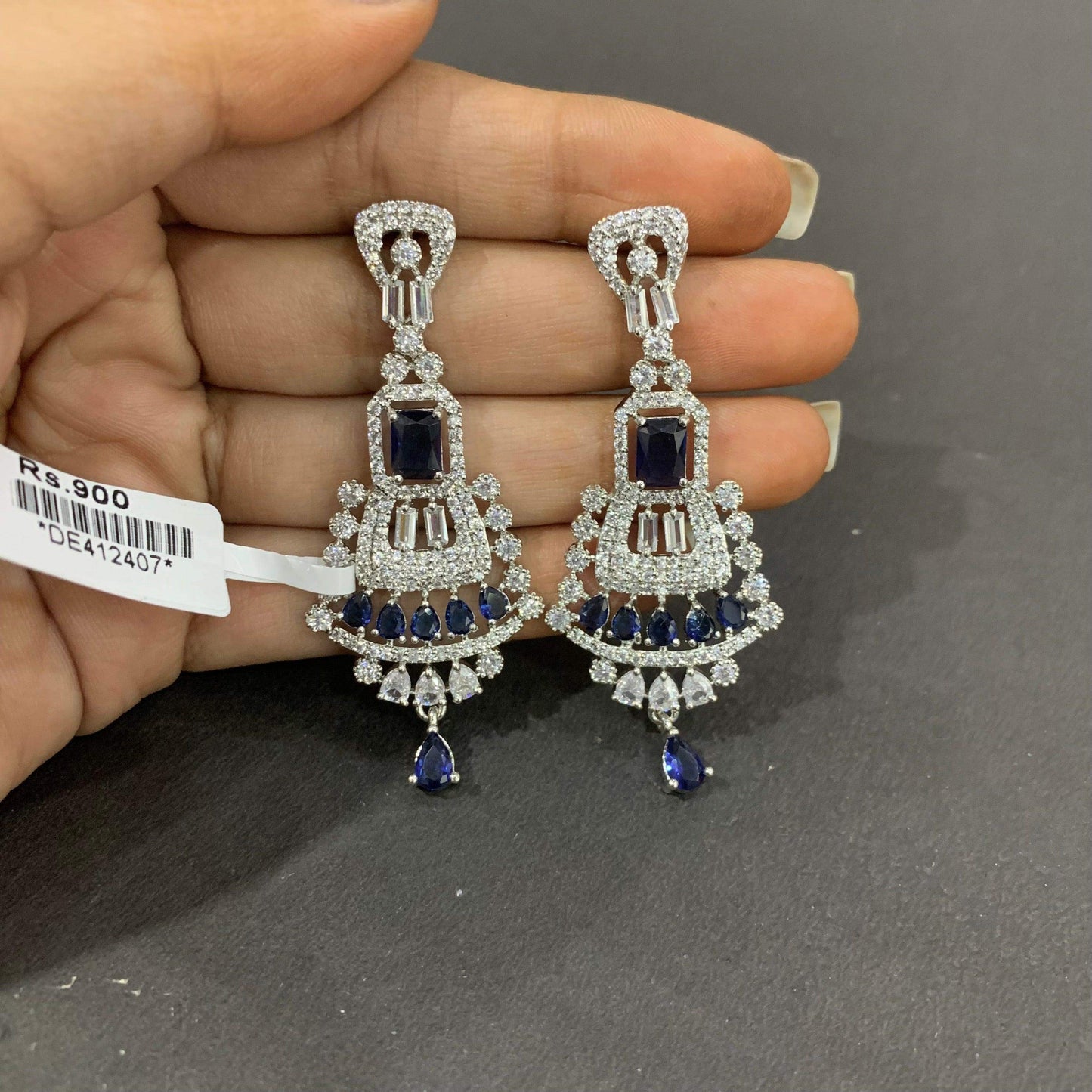Zircon Earrings 6422 - Vijay & Sons