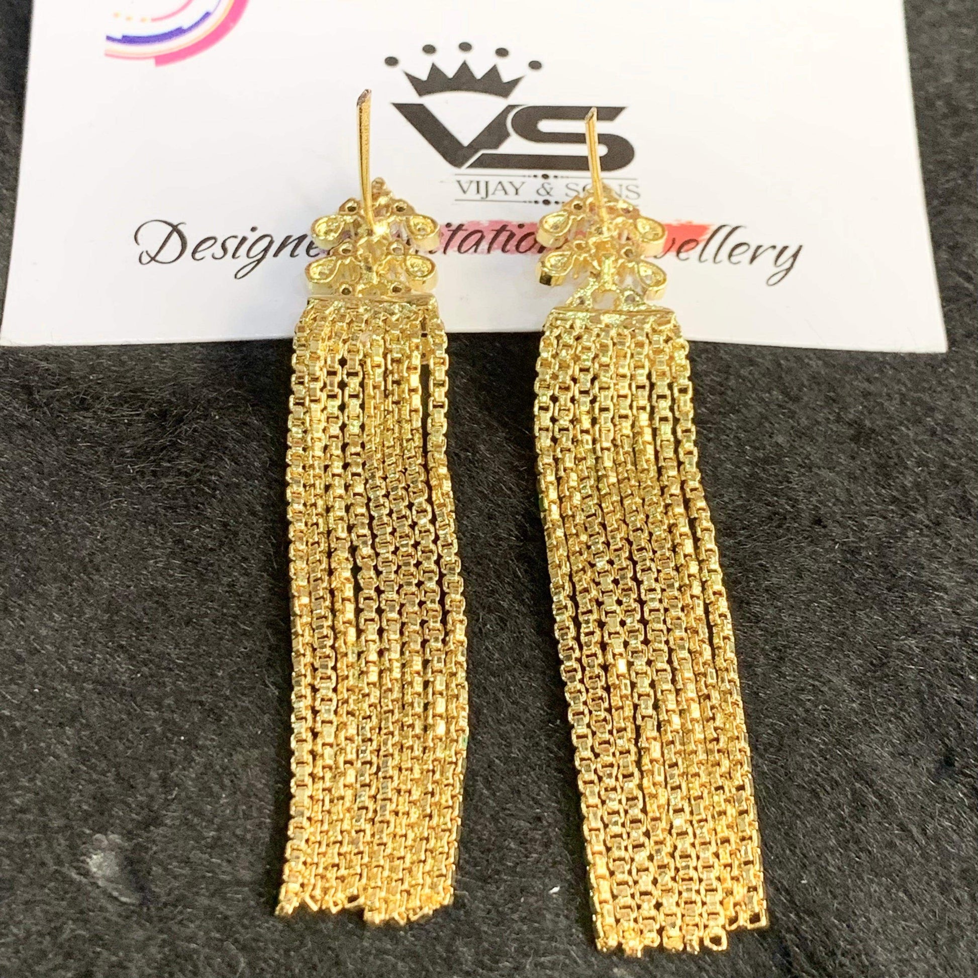 American Diamond Earrings 567765 - Vijay & Sons