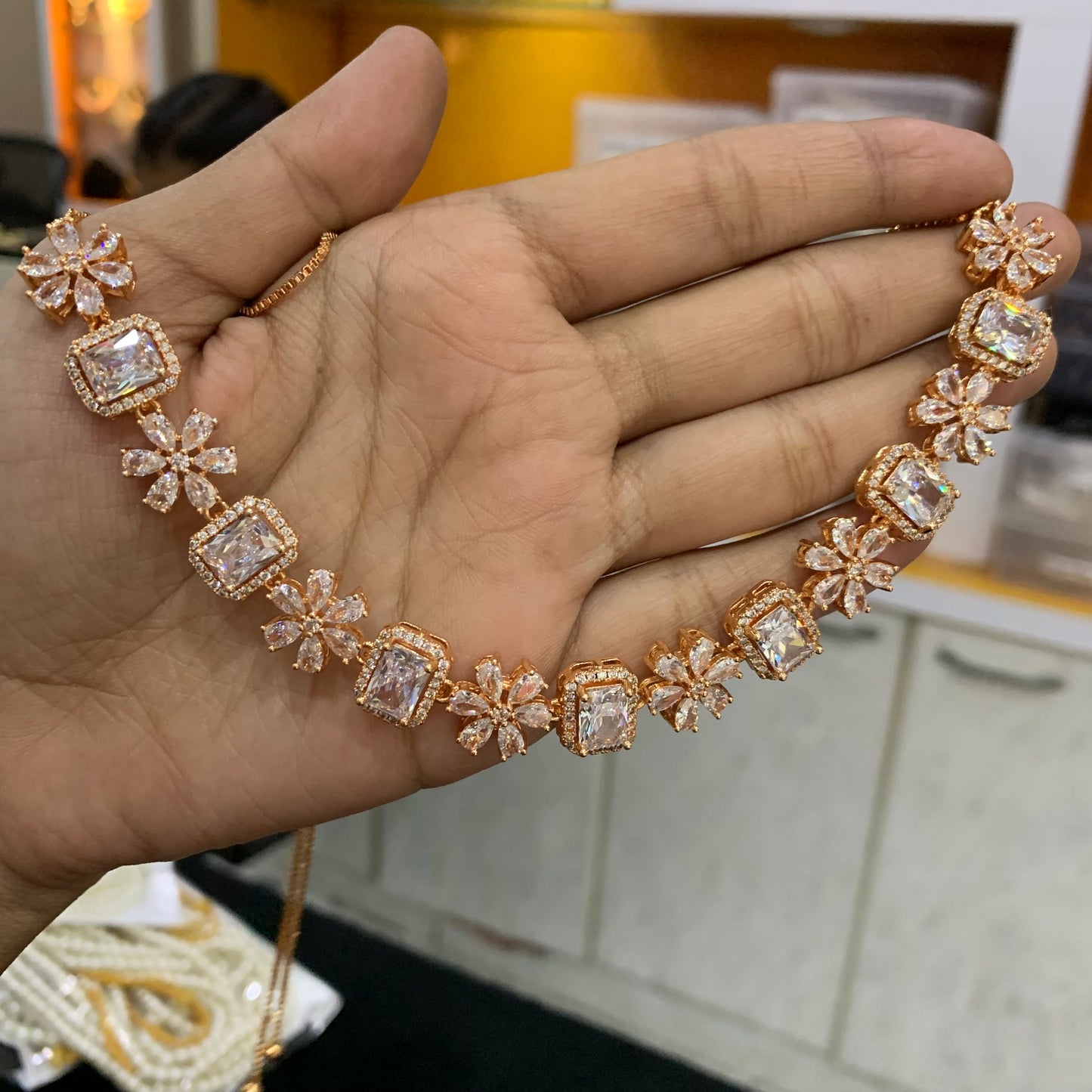 Zircon Necklace Set 12344