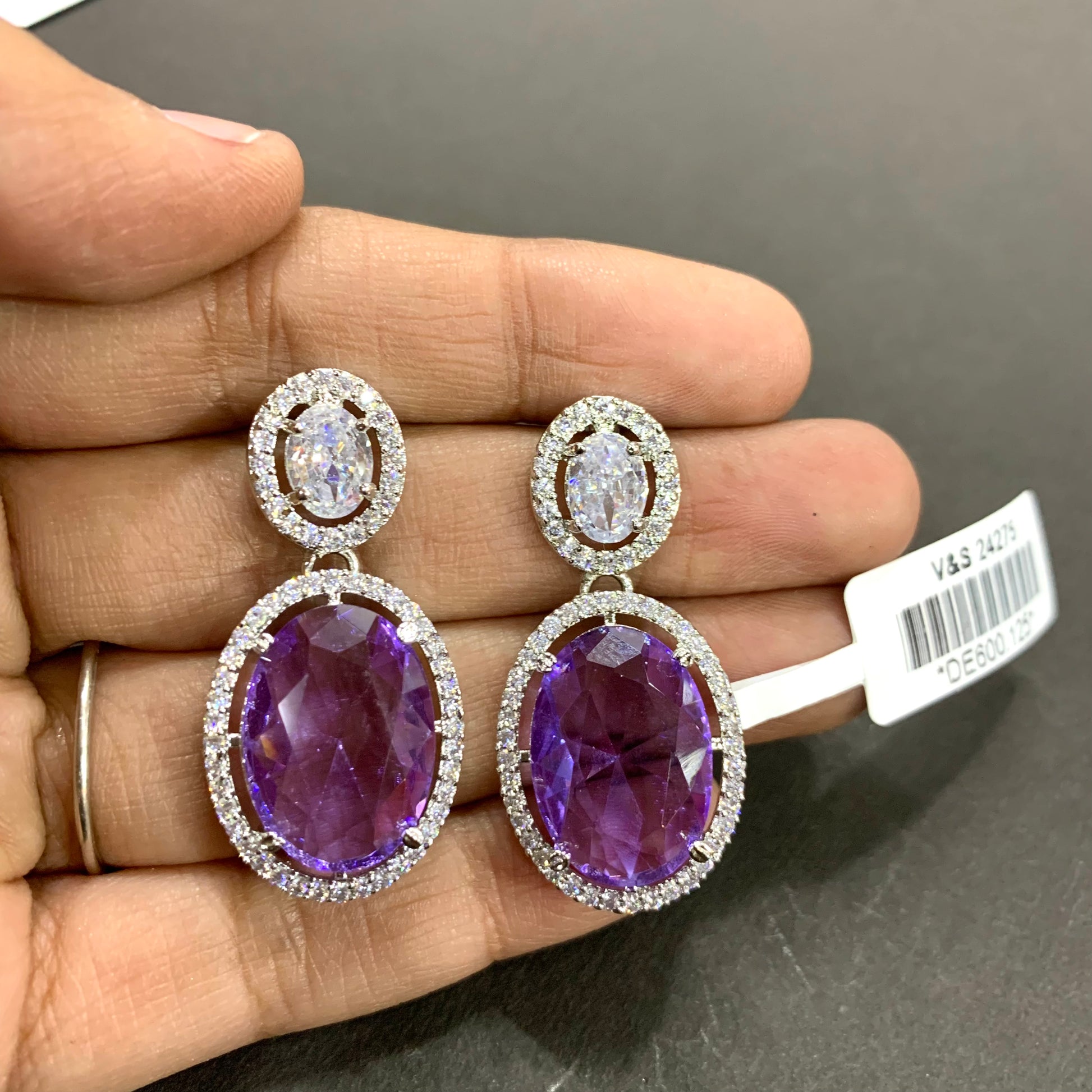 Zircon Earrings 5676680 - Vijay & Sons
