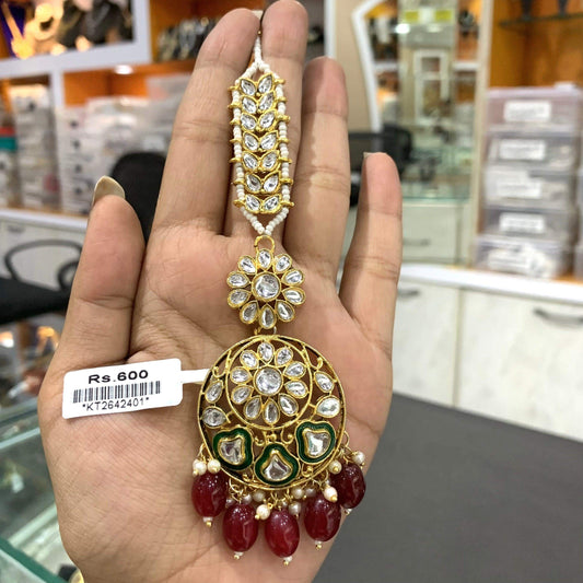 Kundan Maang Tikka 274618 - Vijay & Sons