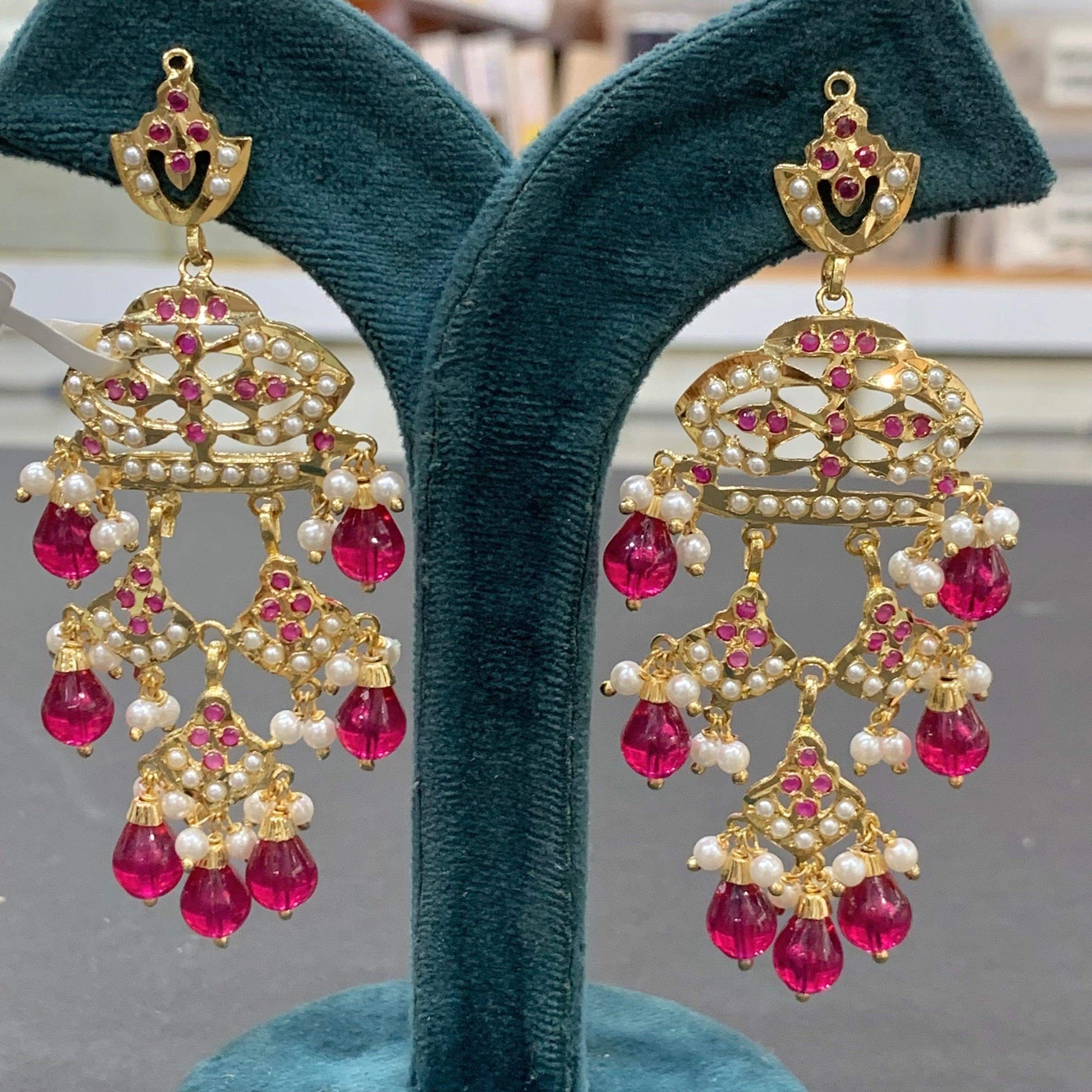 Jadau Earrings 564788 - Vijay & Sons