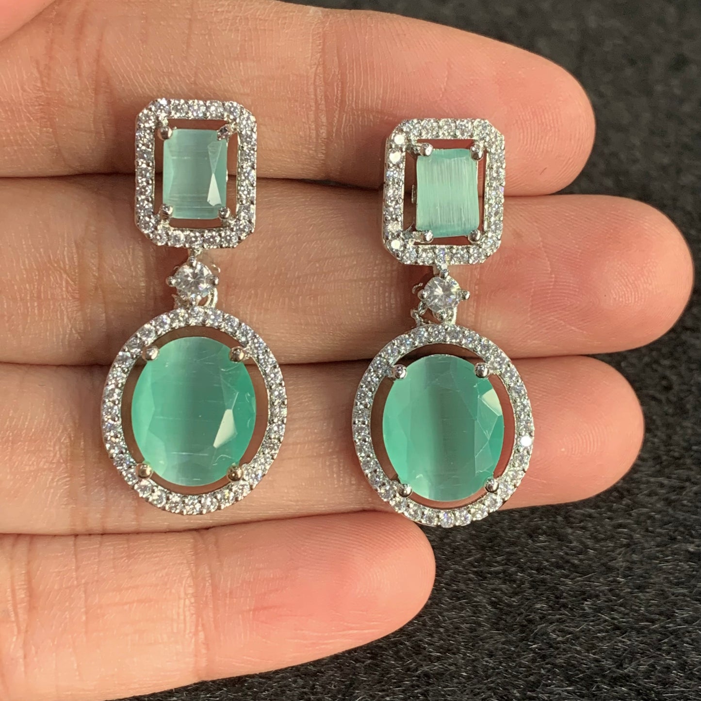 American Diamond Earrings 67875