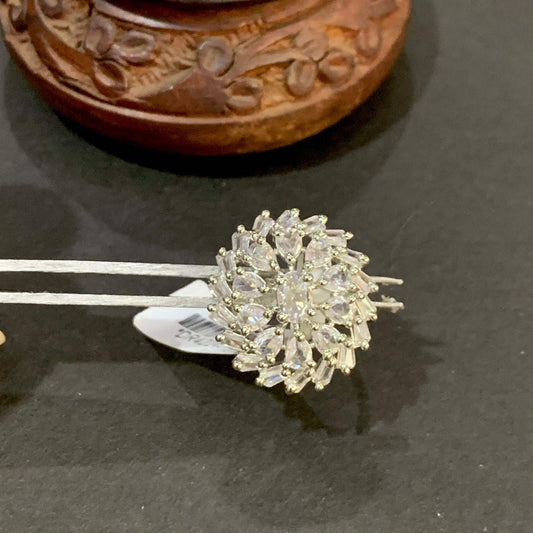 American Zircon Ring 456456 - Vijay & Sons