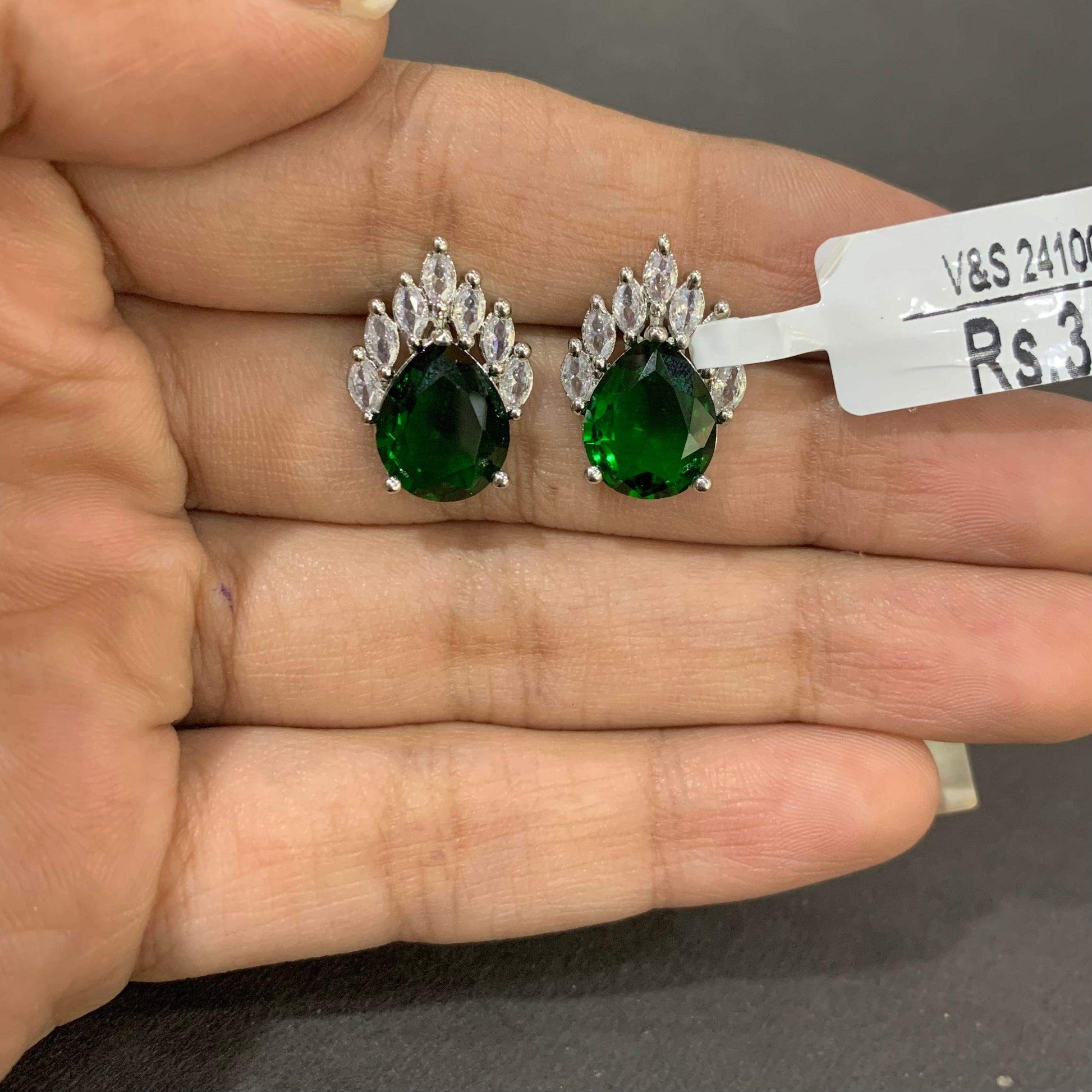 Zircon Earring 464222 - Vijay & Sons