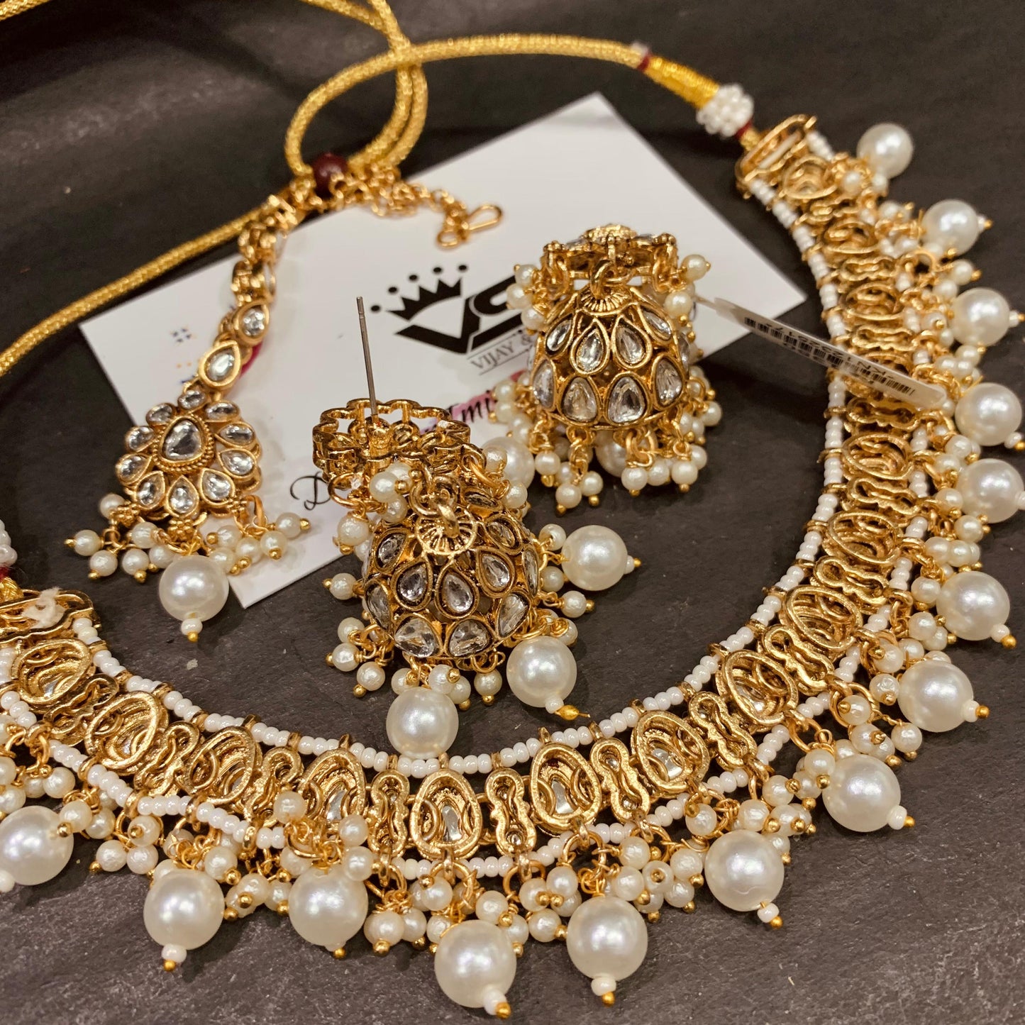Kundan Necklace Sets 46544