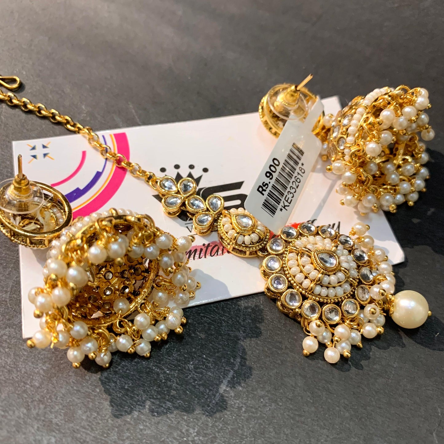Kundan Earrings 364526