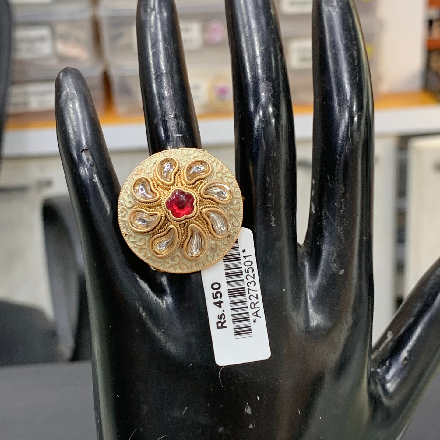 Kundan Ring 294829