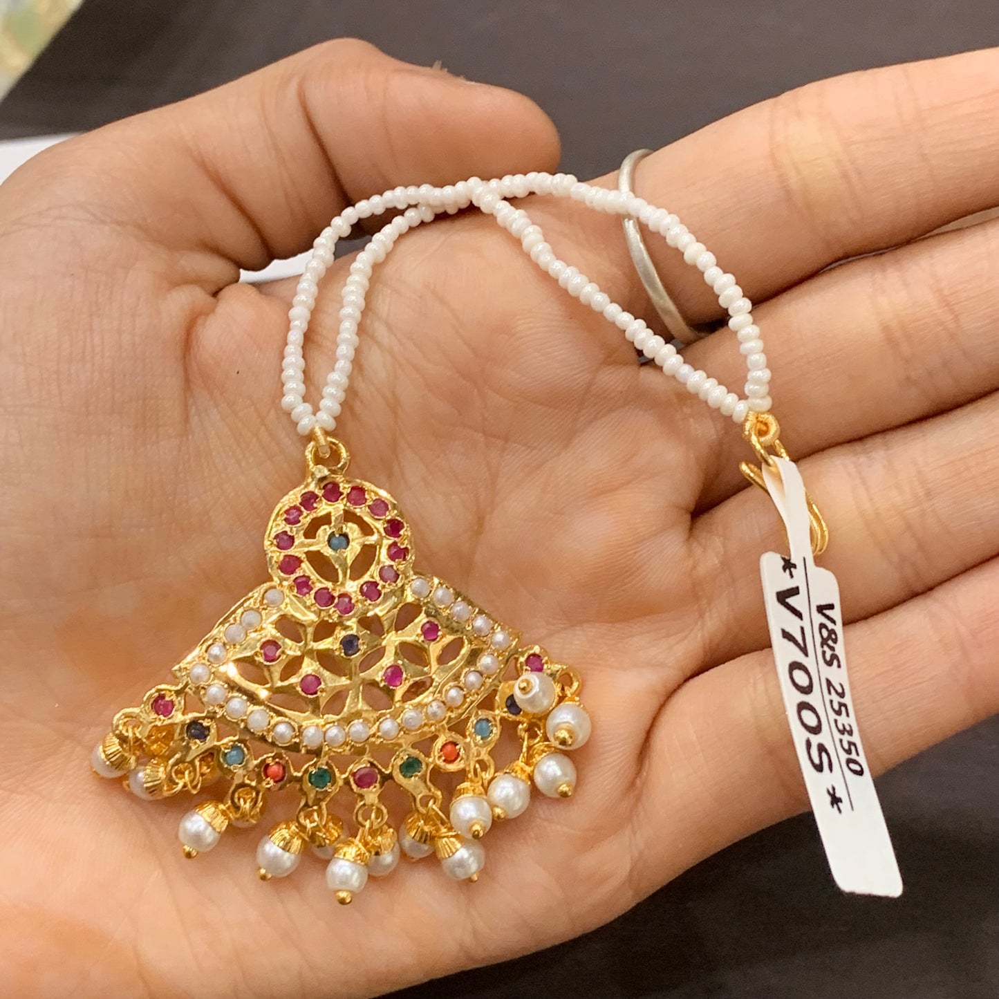 Jadau Maang Tikka 35422