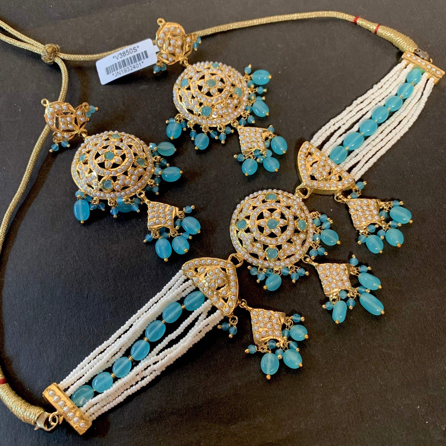 Jadau Necklace sets 356456 - Vijay & Sons