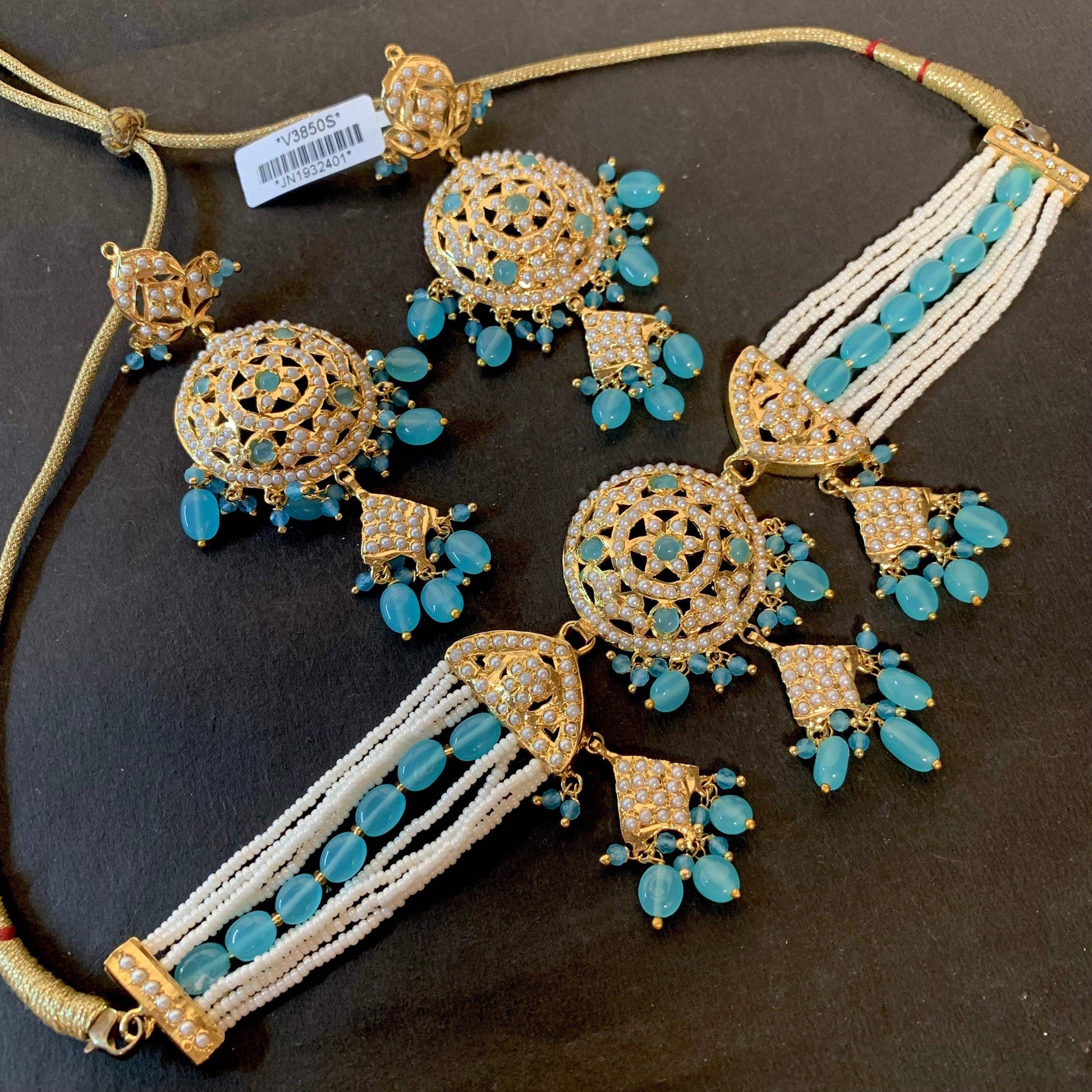 Jadau Necklace sets 356456 - Vijay & Sons