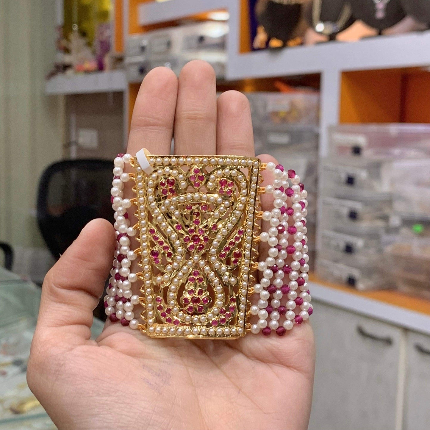 Jadau Bracelets 662555 - Vijay & Sons