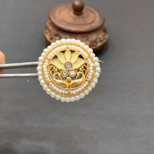 Kundan Ring 423454 - Vijay & Sons