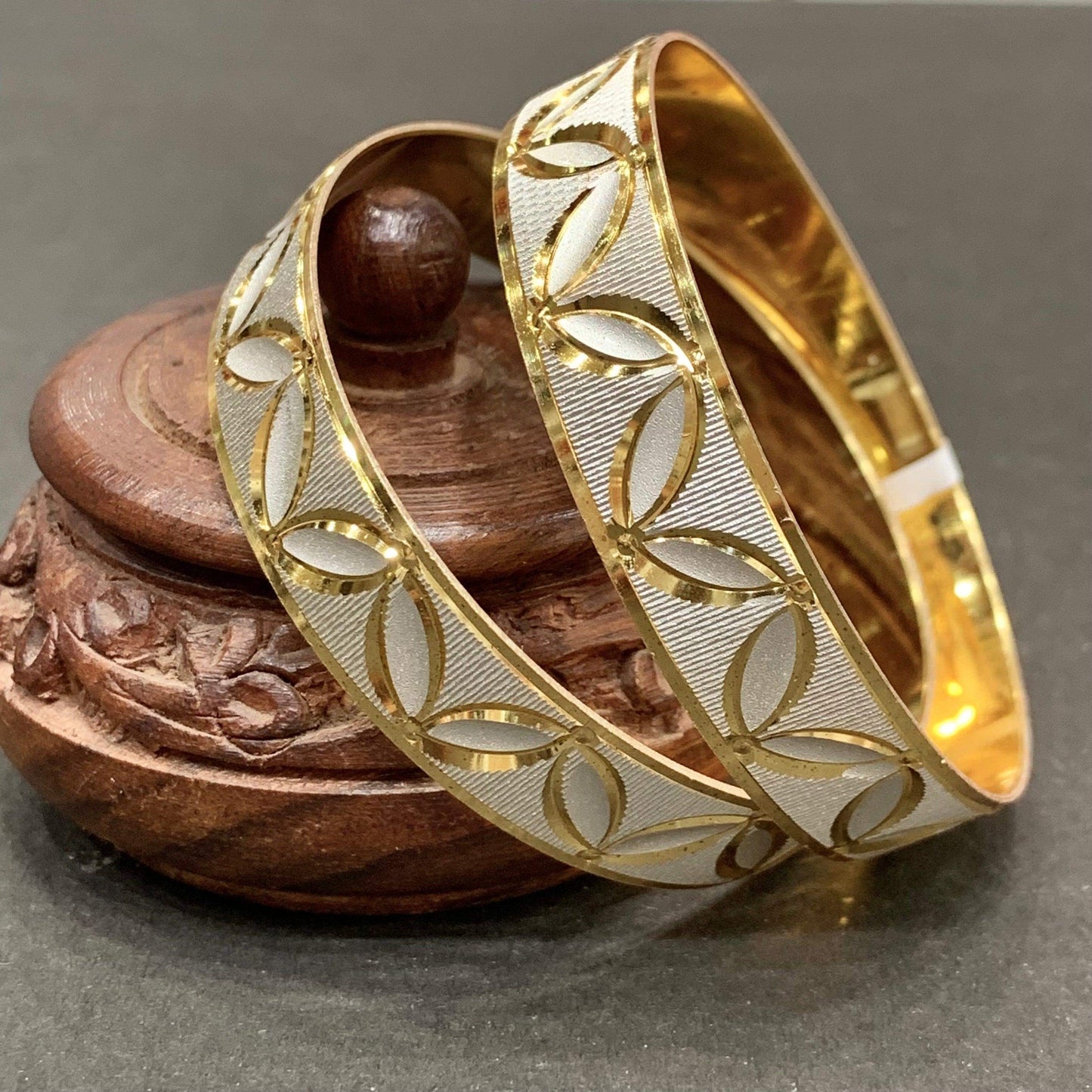 Gold Plated Bangles 673333 - Vijay & Sons