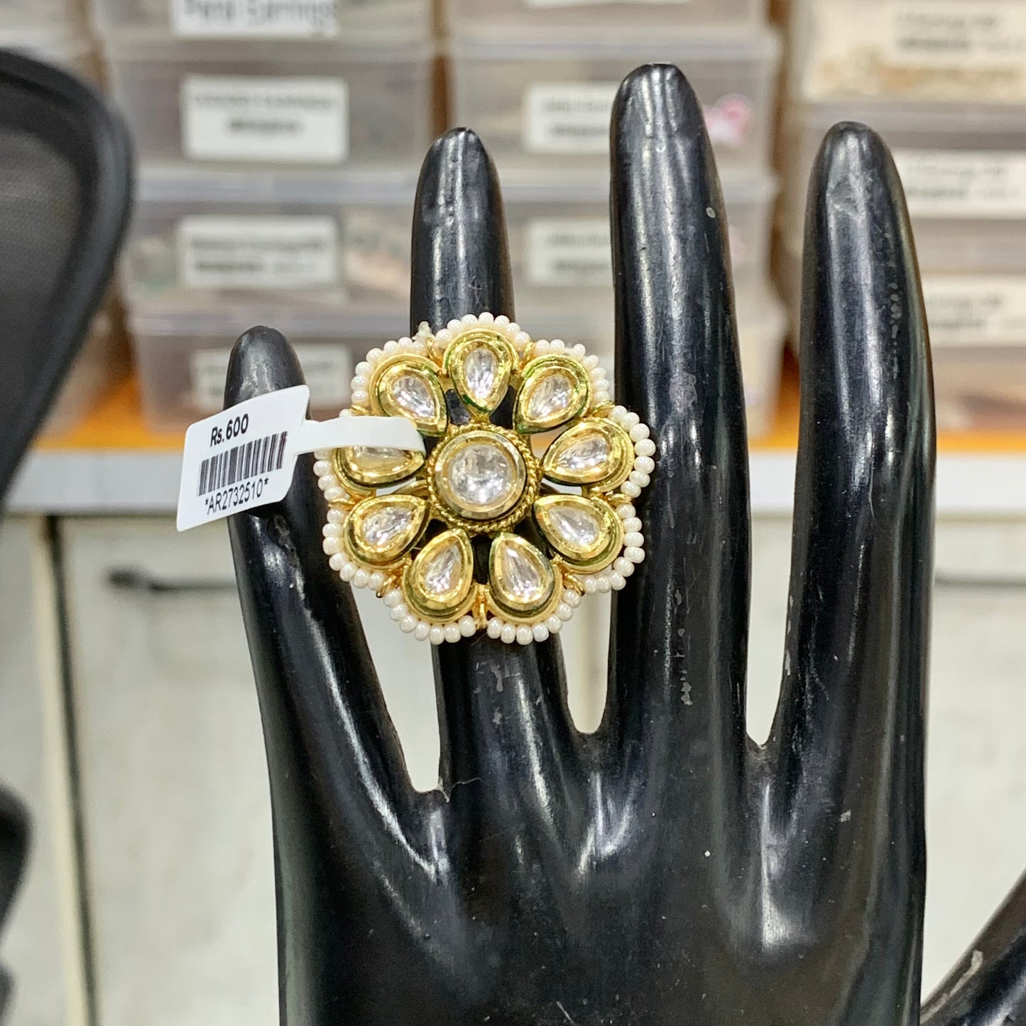 Kundan Ring 395829